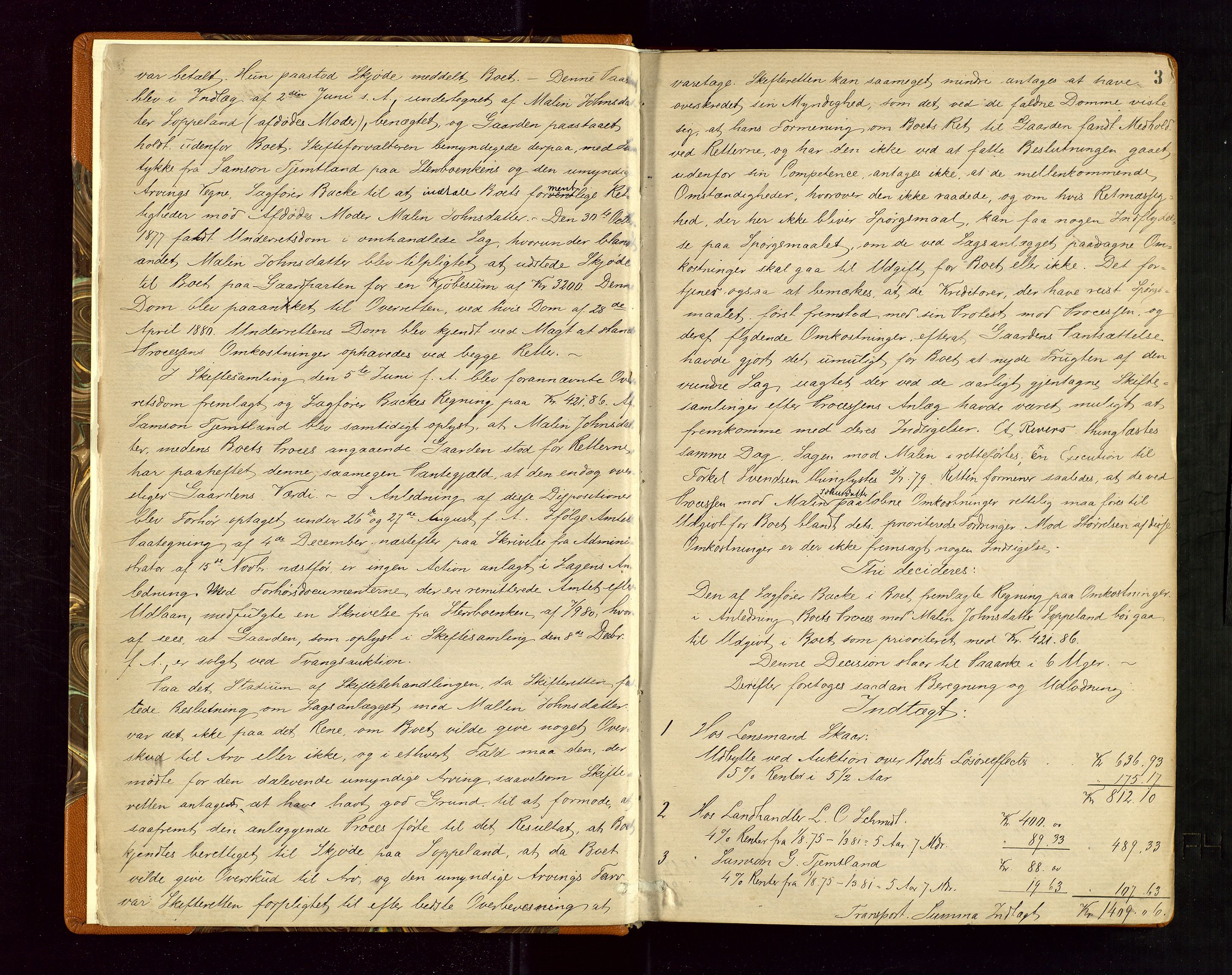 Ryfylke tingrett, AV/SAST-A-100055/001/IV/IVF/L0004: Skifteforhandlingsprotokoll A 4, 1880-1885, s. 3