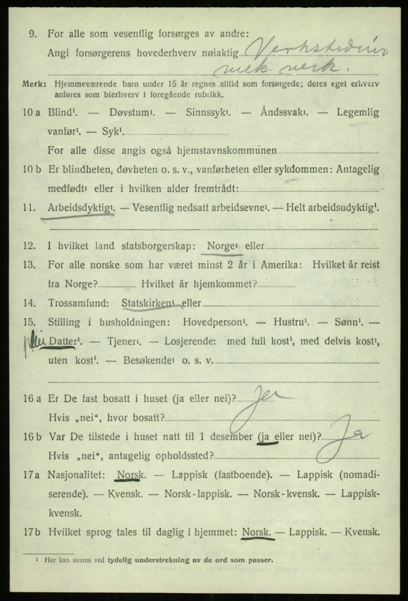 SATØ, Folketelling 1920 for 1914 Trondenes herred, 1920, s. 14913