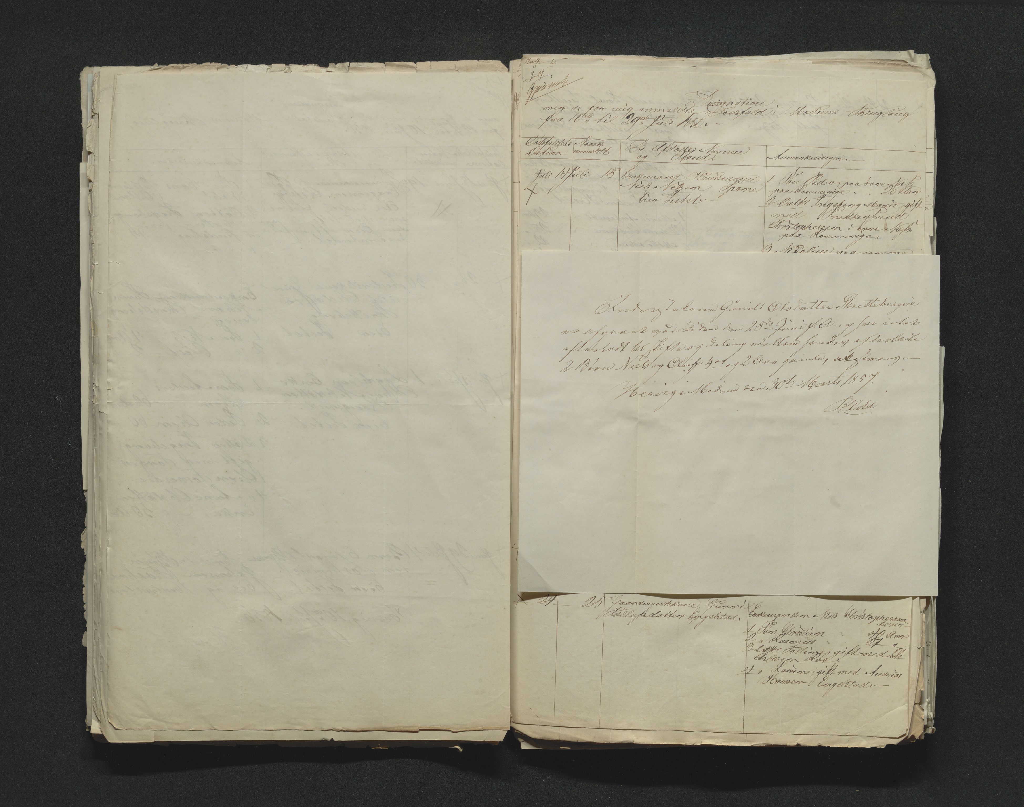 Eiker, Modum og Sigdal sorenskriveri, AV/SAKO-A-123/H/Ha/Hab/L0009: Dødsfallsmeldinger, 1854-1857, s. 317
