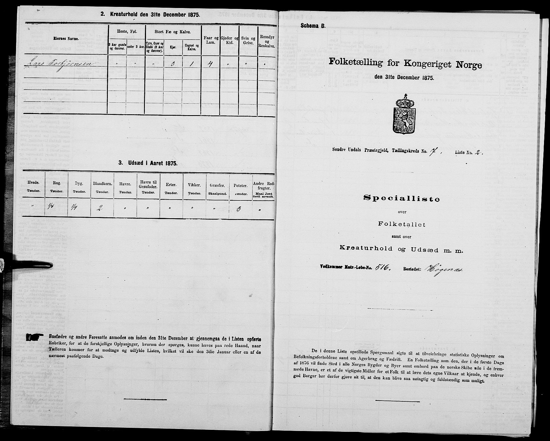 SAK, Folketelling 1875 for 1029P Sør-Audnedal prestegjeld, 1875, s. 948