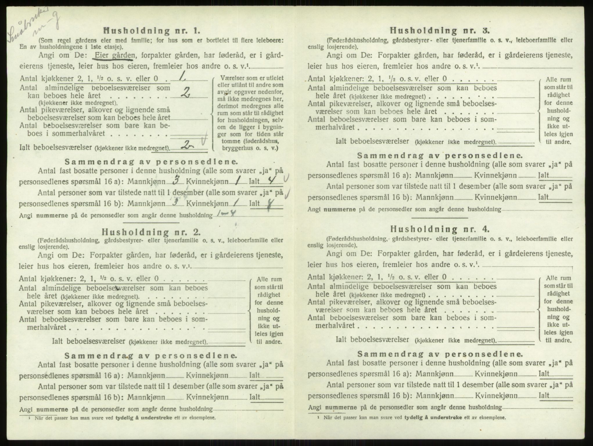 SAO, Folketelling 1920 for 0114 Varteig herred, 1920, s. 290