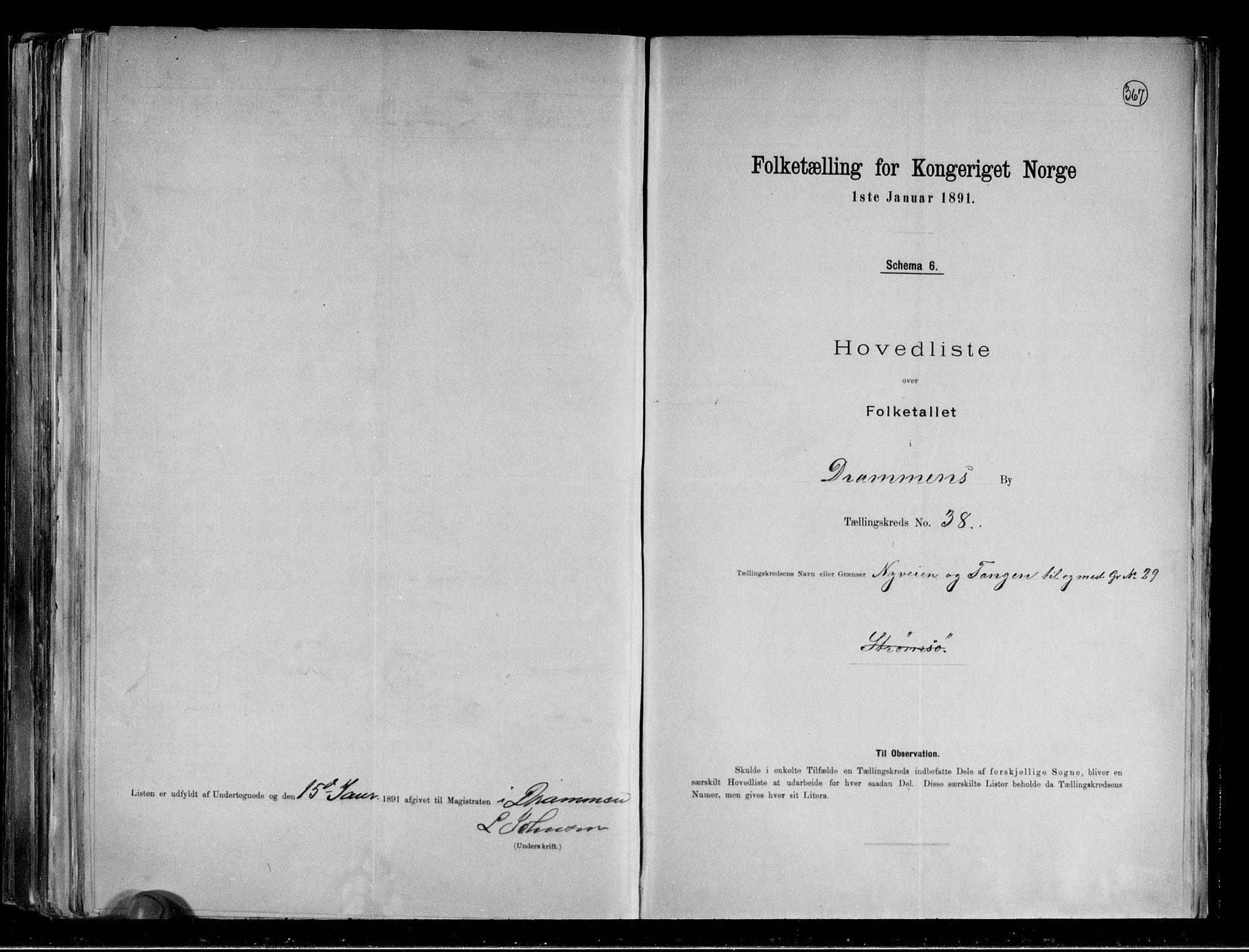 RA, Folketelling 1891 for 0602 Drammen kjøpstad, 1891, s. 82
