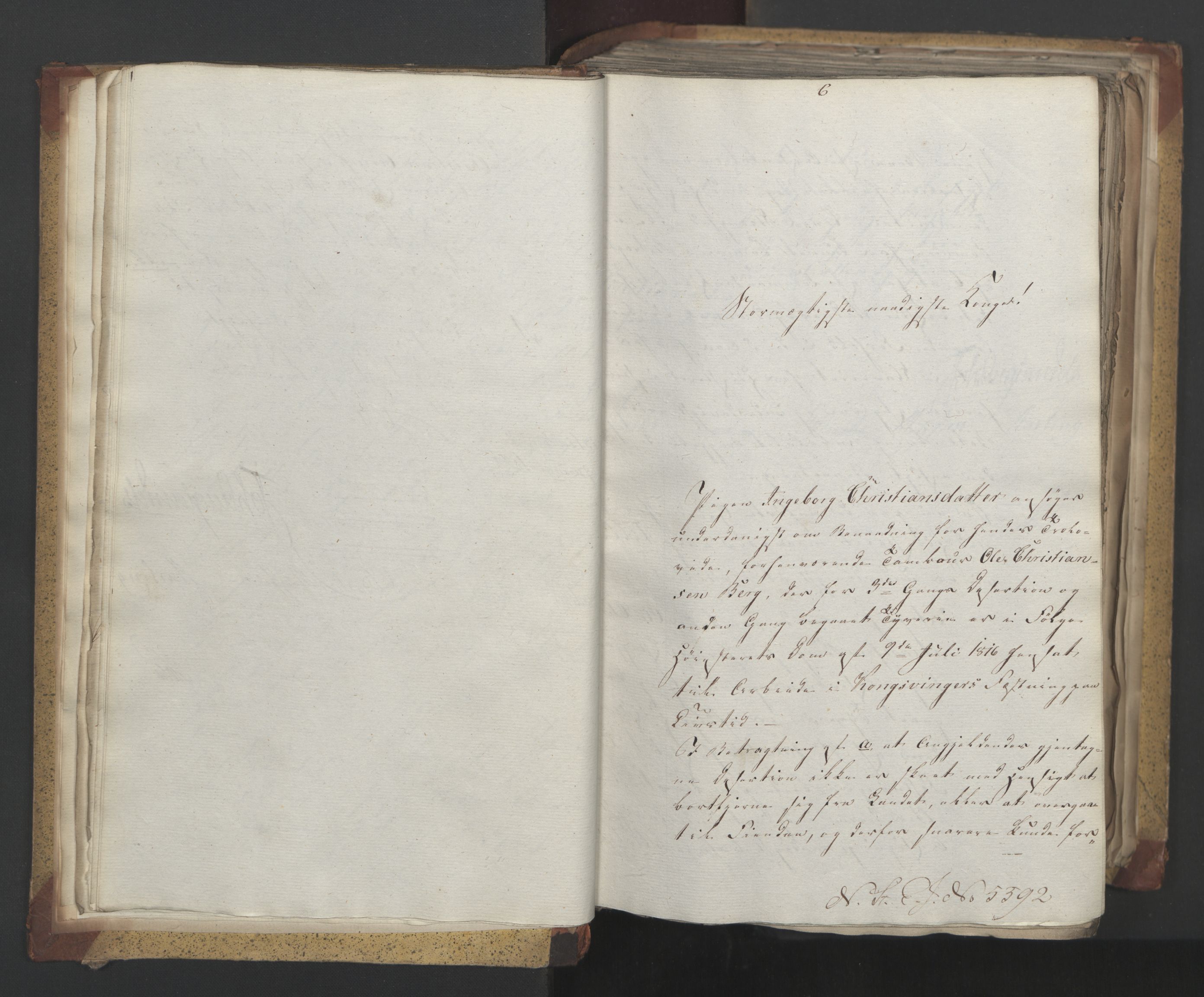 Statsrådsavdelingen i Stockholm, AV/RA-S-1003/D/Da/L0029: Regjeringsinnstillinger nr. 5587-5799, 1822, s. 13