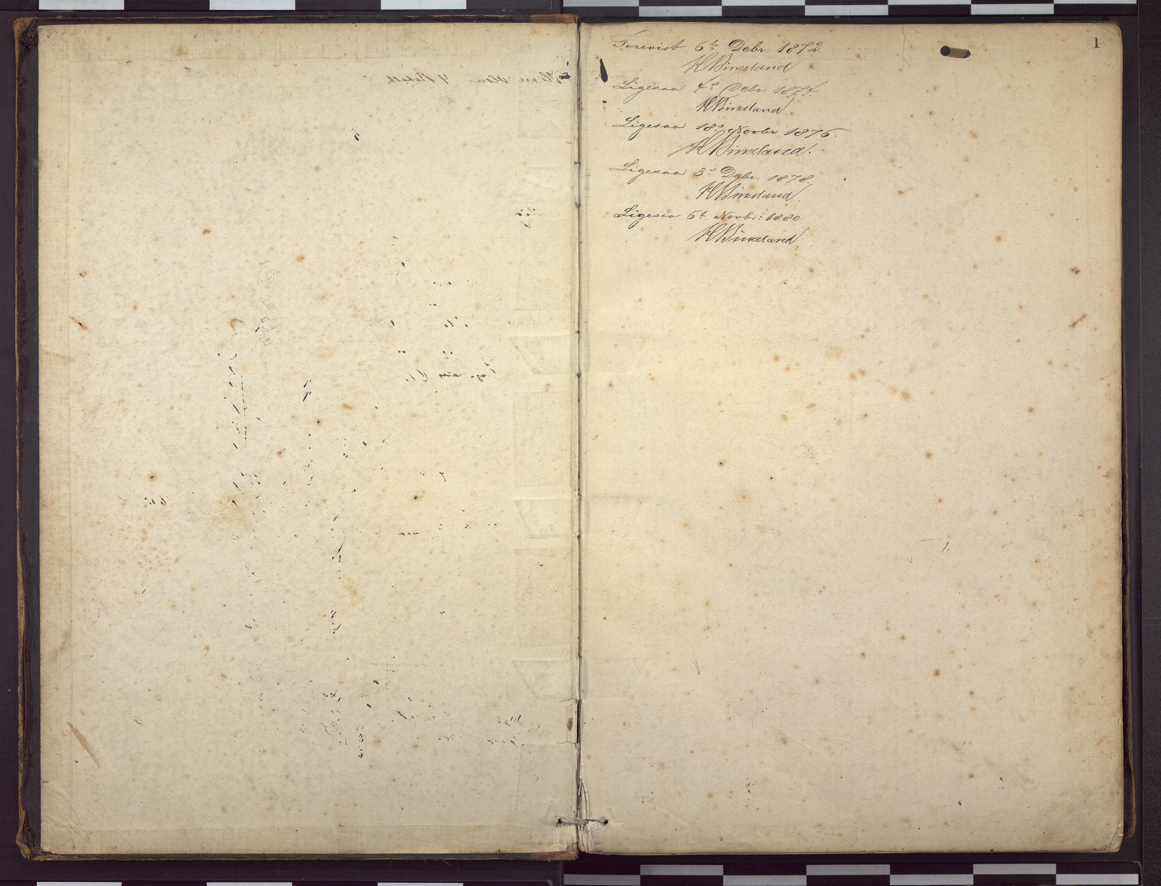 Nordnes skole, BBA/A-0316/G/Gd/Gda/L0001: Karakter-, fraværs- og inventarprotokoll , 1872-1880