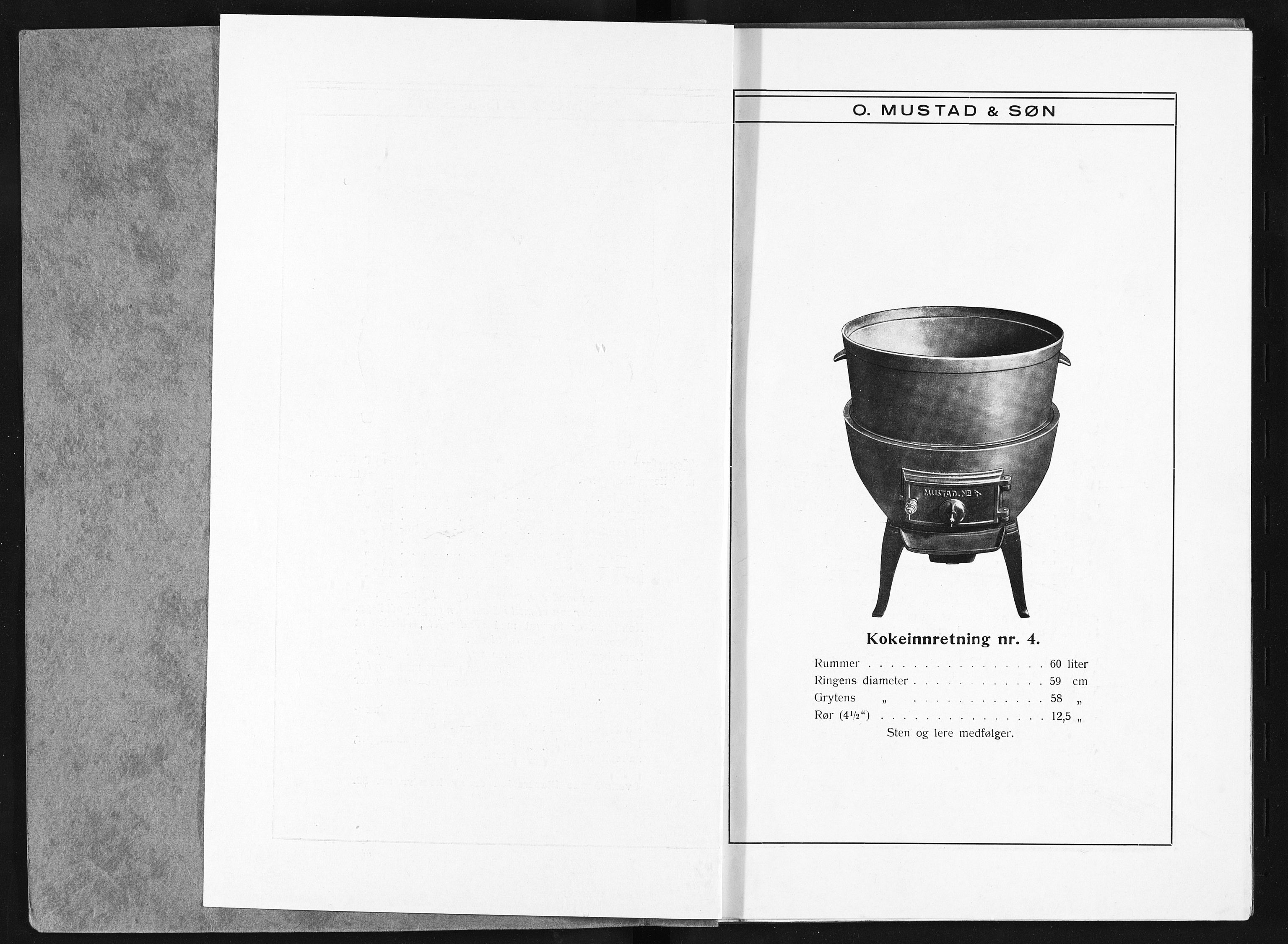 Næs Jernverksmuseets samling av historiske ovnskataloger, NESJ/NJM-006/01/L0020: O. Mustad & Søn Oslo - Bergen Trondheim, 1934