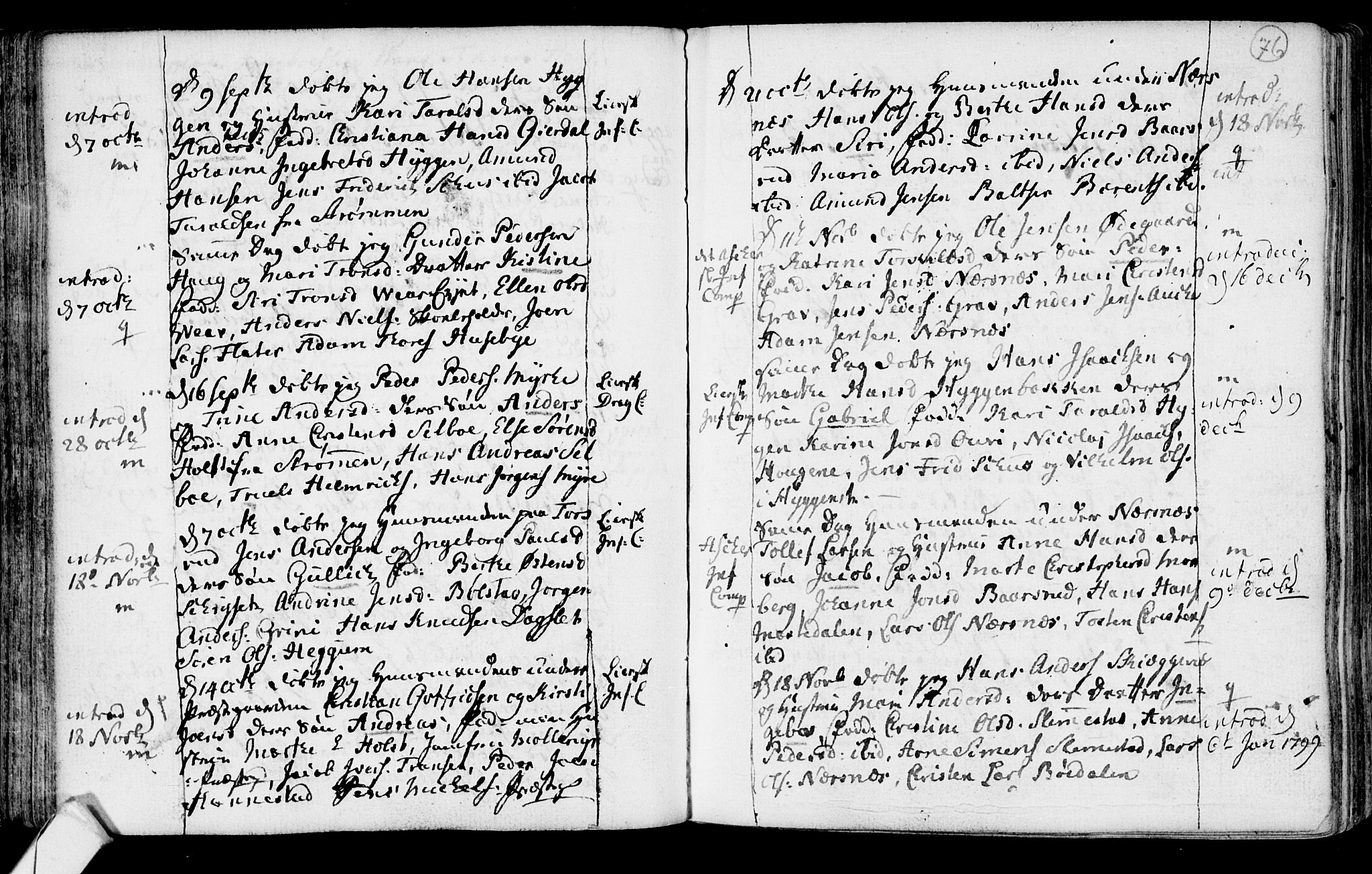 Røyken kirkebøker, SAKO/A-241/F/Fa/L0003: Ministerialbok nr. 3, 1782-1813, s. 76