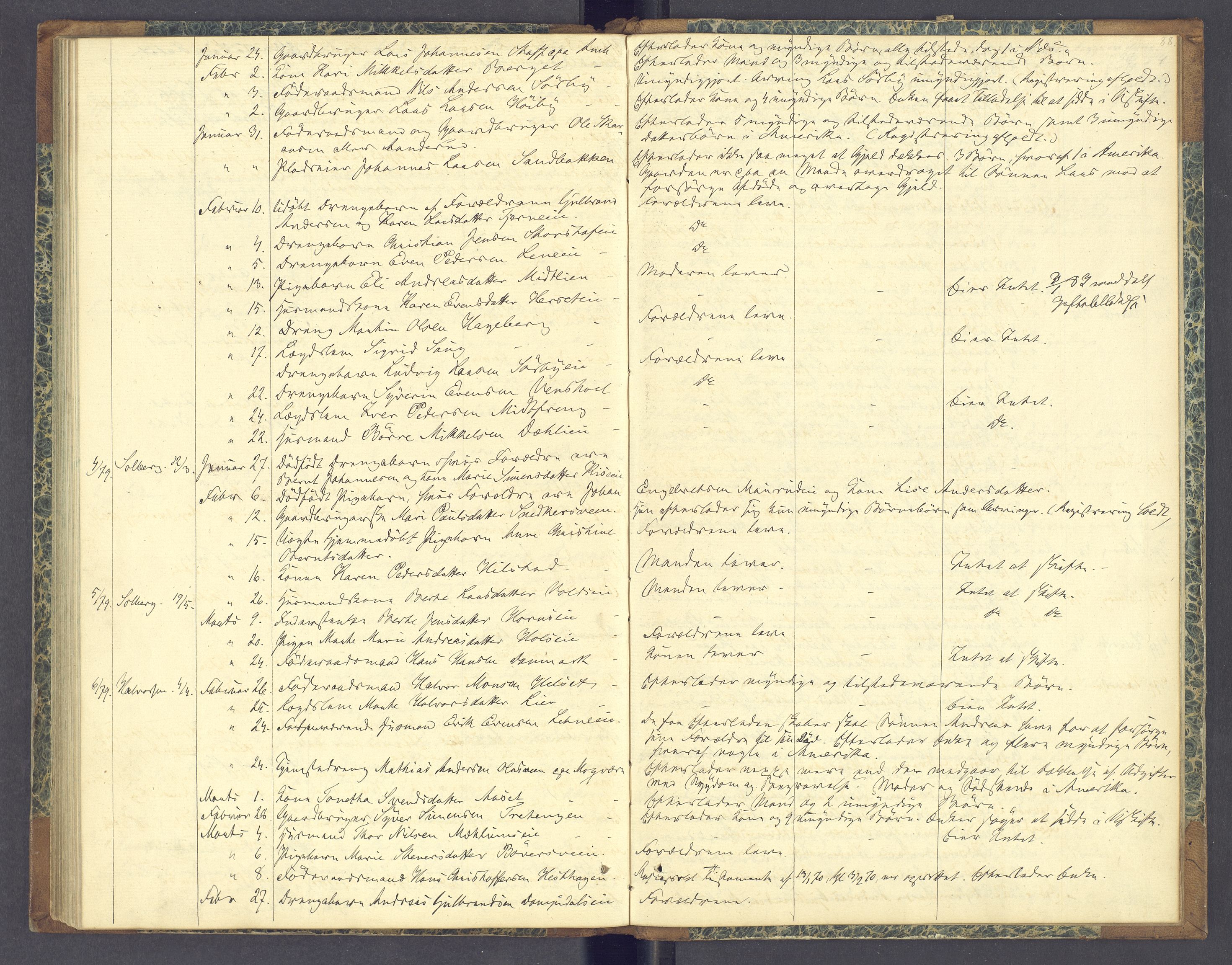 Nord-Hedmark sorenskriveri, AV/SAH-TING-012/J/Ji/L0001: Dødsfallsprotokoll, 1863-1879, s. 88