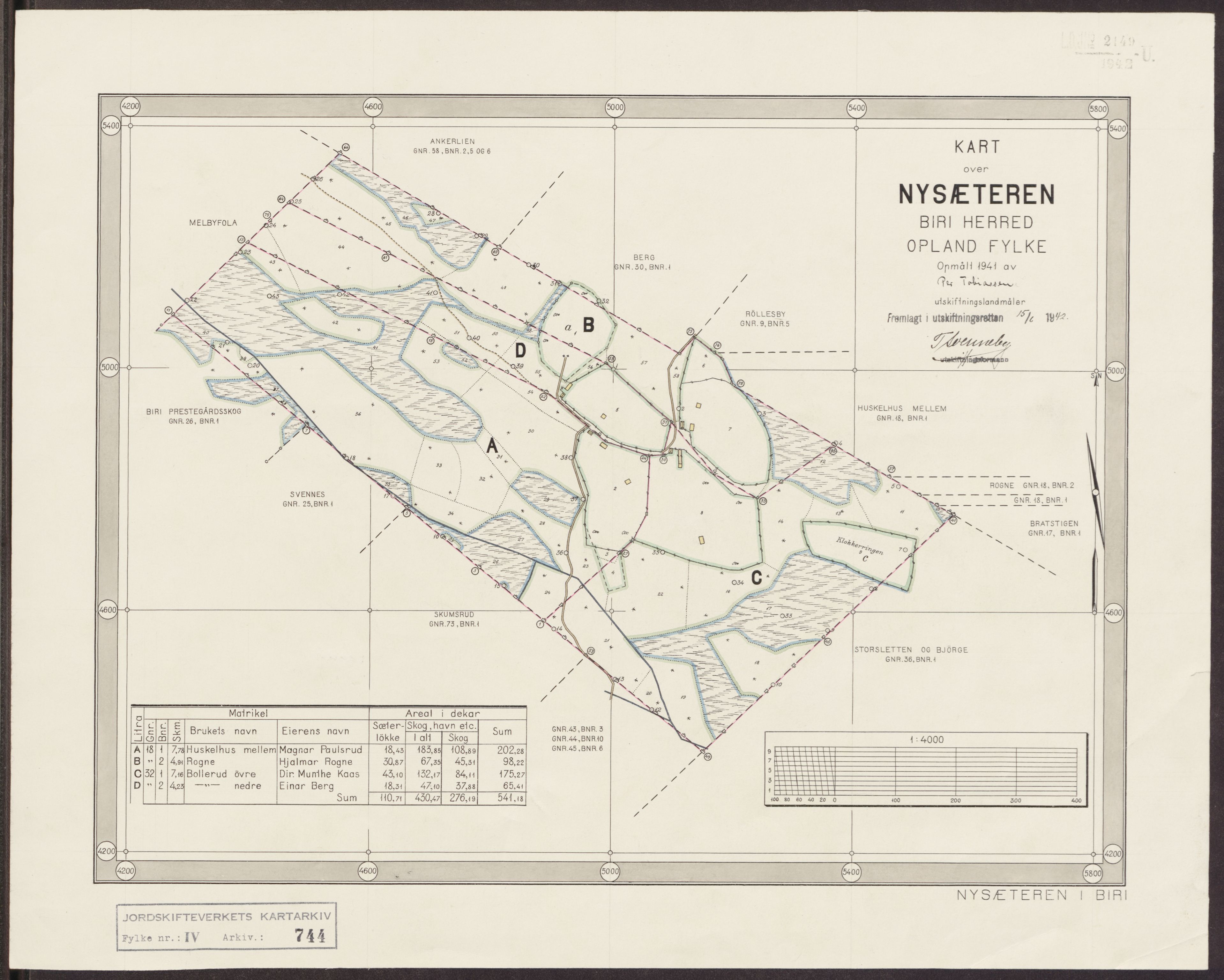 Jordskifteverkets kartarkiv, AV/RA-S-3929/T, 1859-1988, s. 956