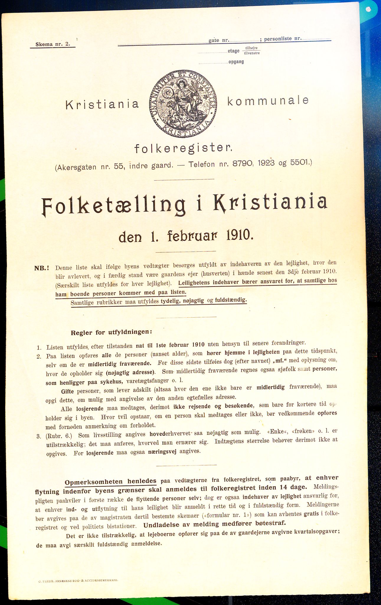 OBA, Kommunal folketelling 1.2.1910 for Kristiania, 1910, s. 1044