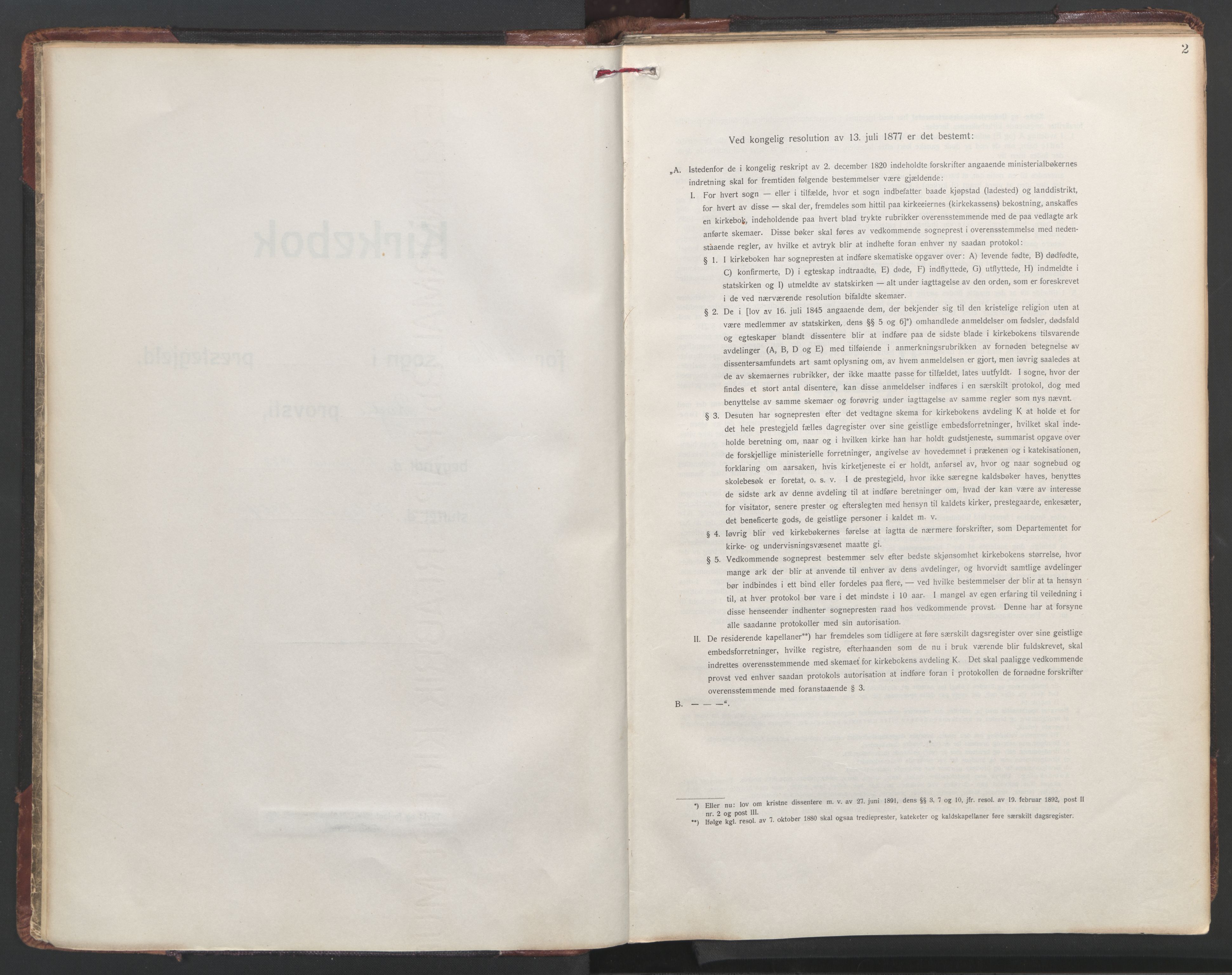 St. Olavs Sokneprestembete, SAB/A-78101/H/Haa: Ministerialbok nr. C 1, 1928-1954, s. 2