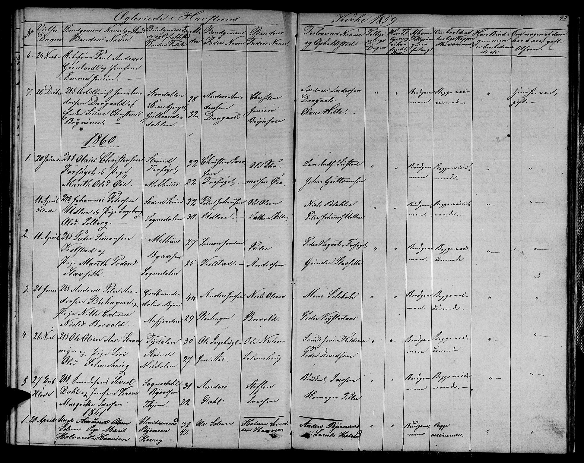 Ministerialprotokoller, klokkerbøker og fødselsregistre - Sør-Trøndelag, AV/SAT-A-1456/611/L0353: Klokkerbok nr. 611C01, 1854-1881, s. 93