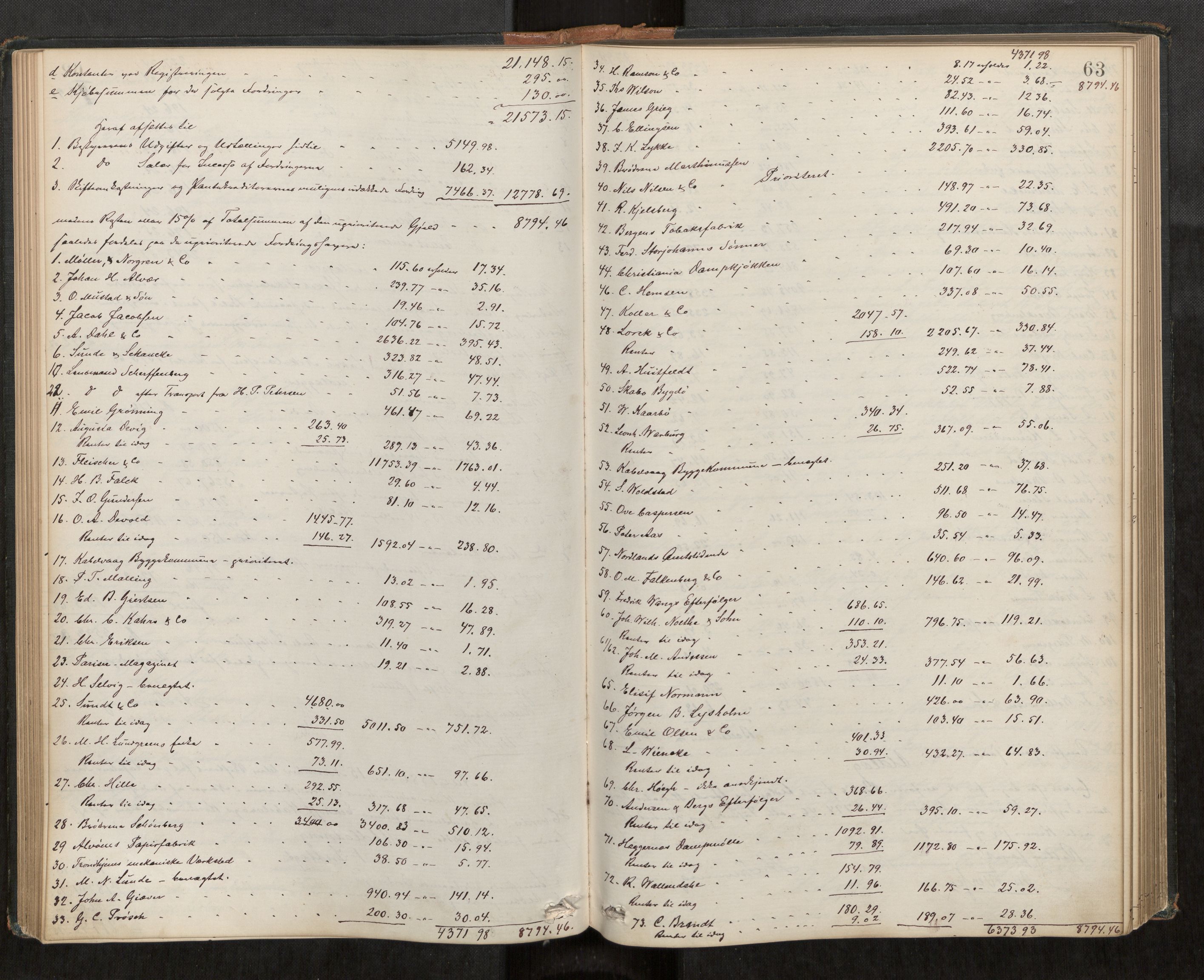 Lofoten sorenskriveri, SAT/A-0017/1/3/3A/L0004: Skifteprotokoll, 1884-1891, s. 63