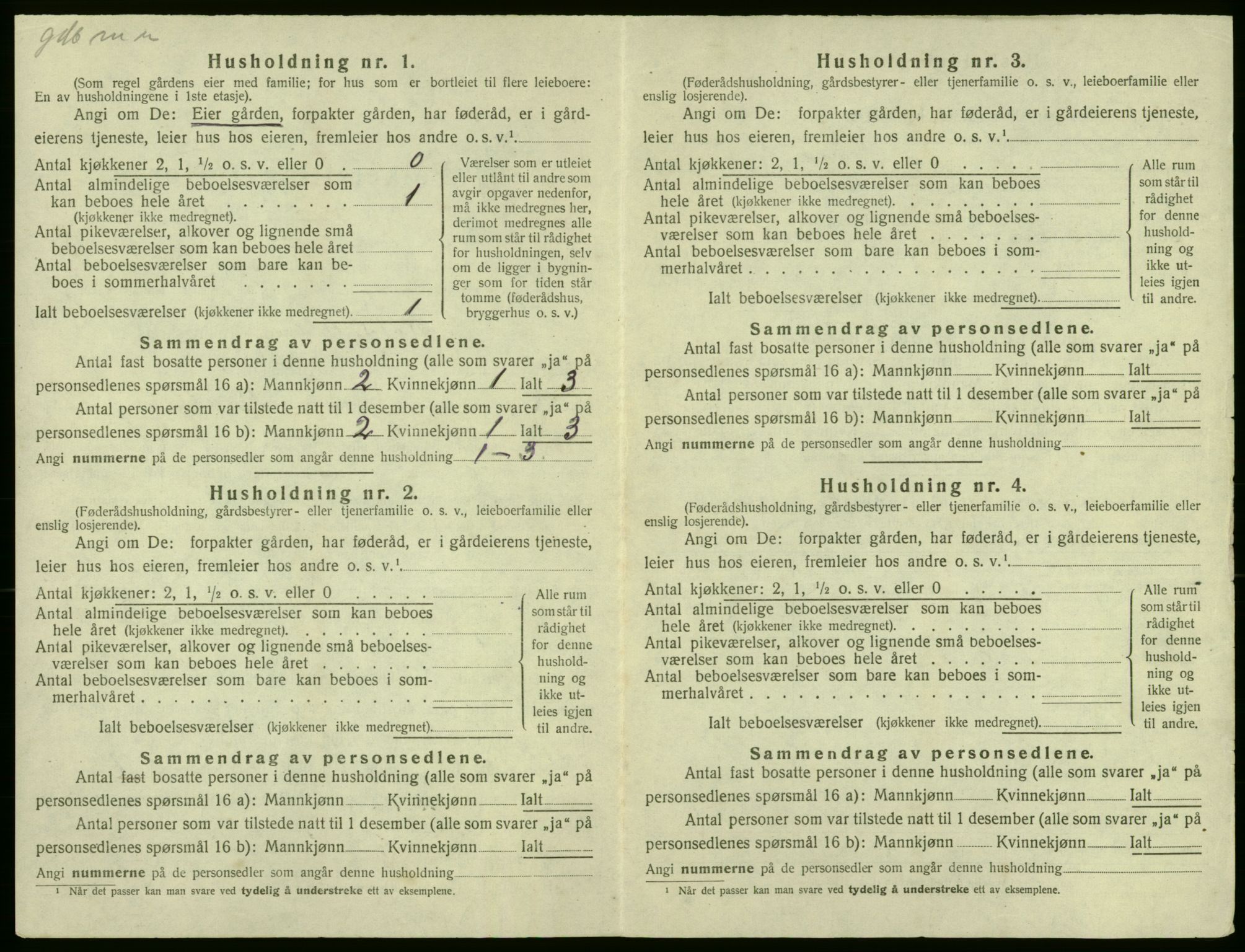 SAB, Folketelling 1920 for 1229 Røldal herred, 1920, s. 94