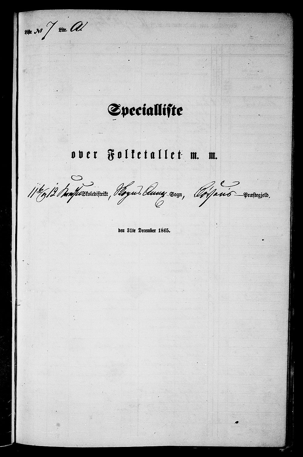 RA, Folketelling 1865 for 1658P Børsa prestegjeld, 1865, s. 115