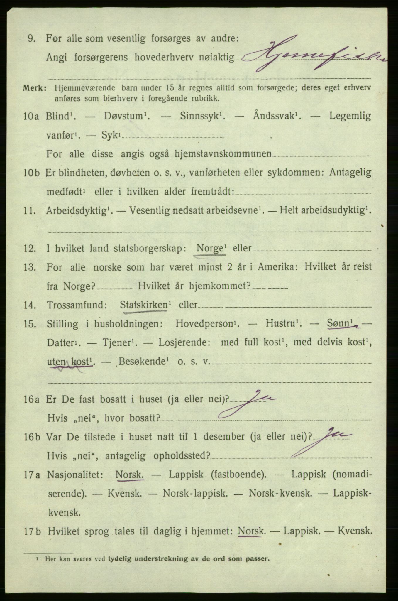 SATØ, Folketelling 1920 for 2018 Måsøy herred, 1920, s. 2597