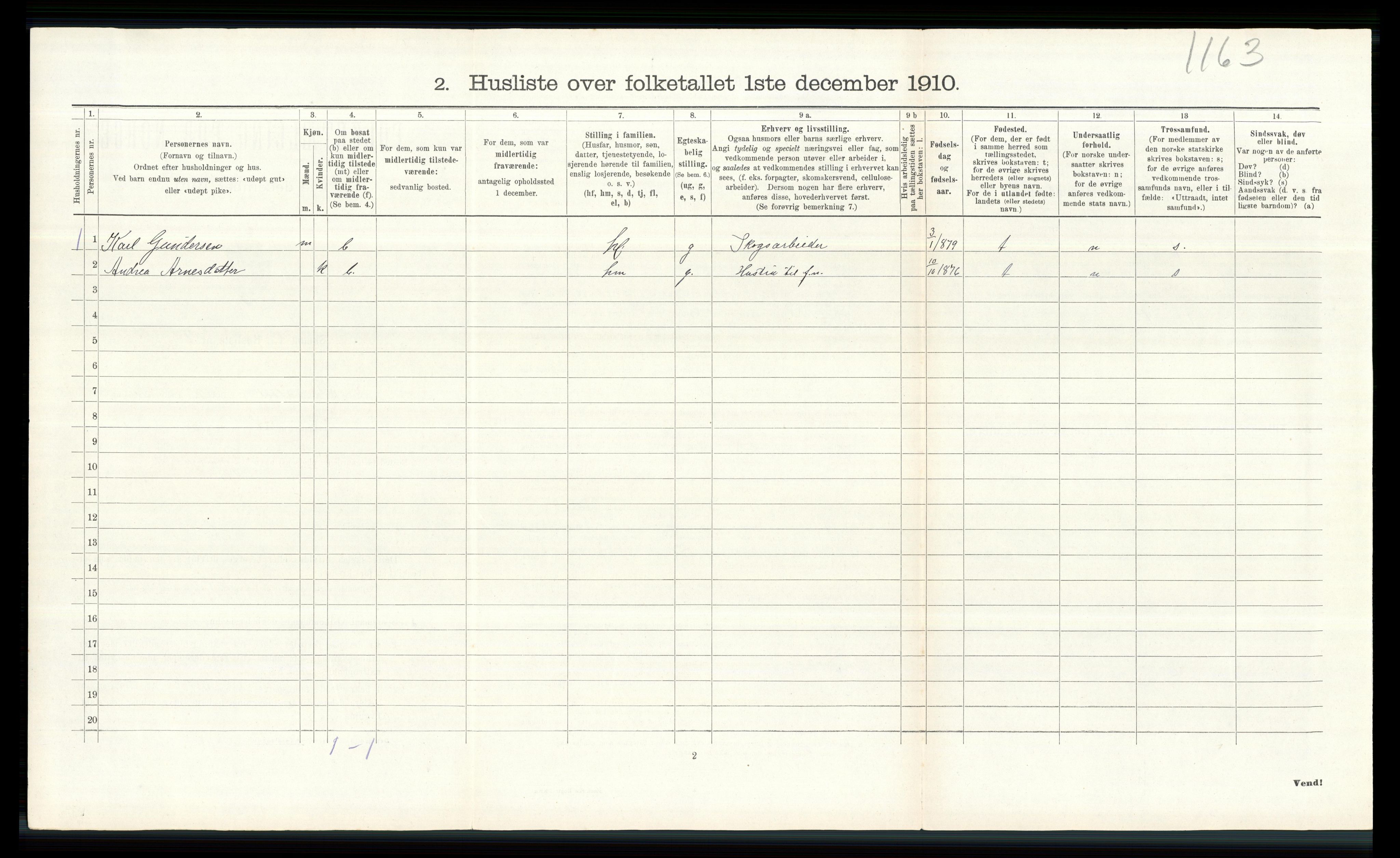 RA, Folketelling 1910 for 0422 Brandval herred, 1910, s. 452