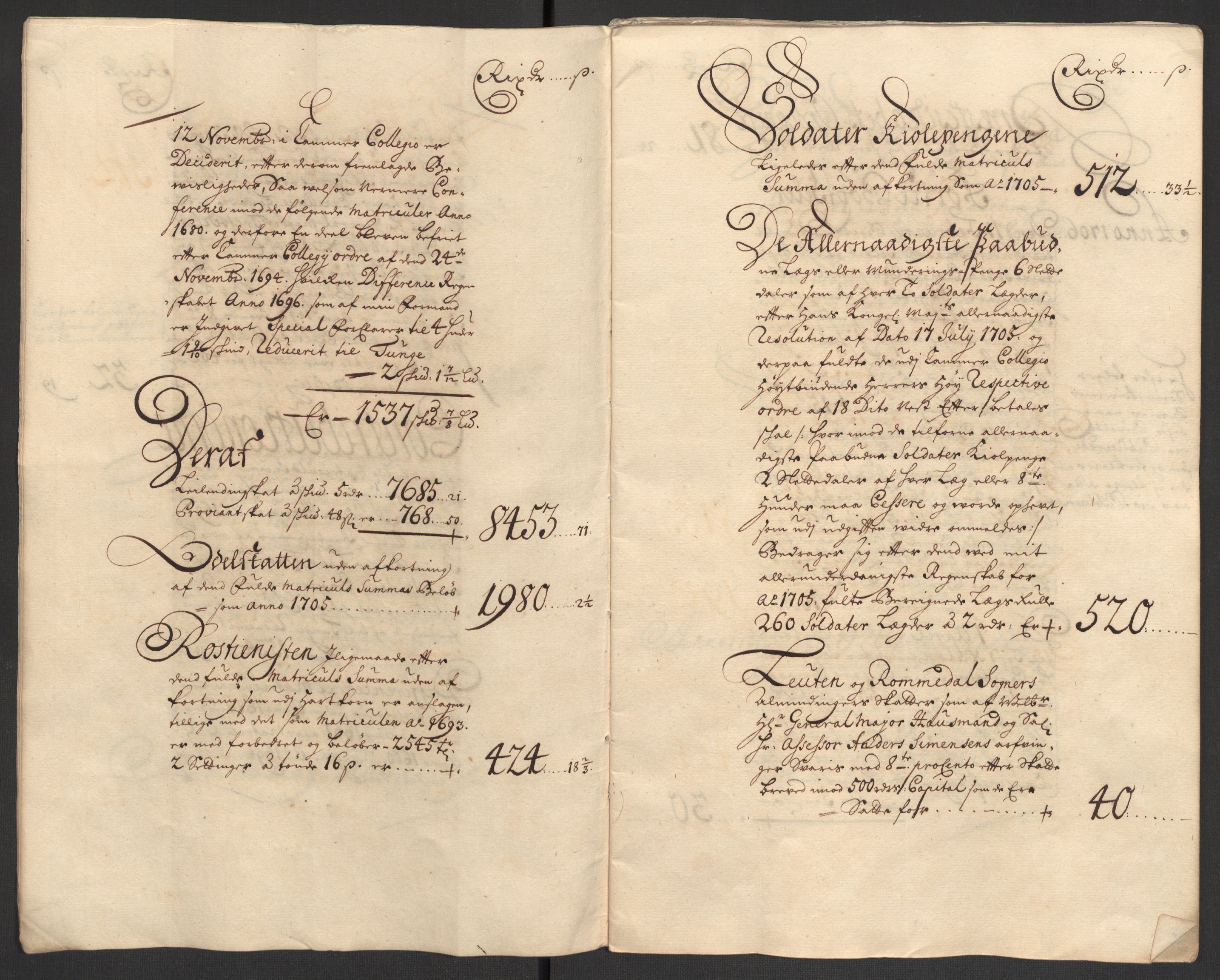 Rentekammeret inntil 1814, Reviderte regnskaper, Fogderegnskap, AV/RA-EA-4092/R16/L1043: Fogderegnskap Hedmark, 1706-1707, s. 7