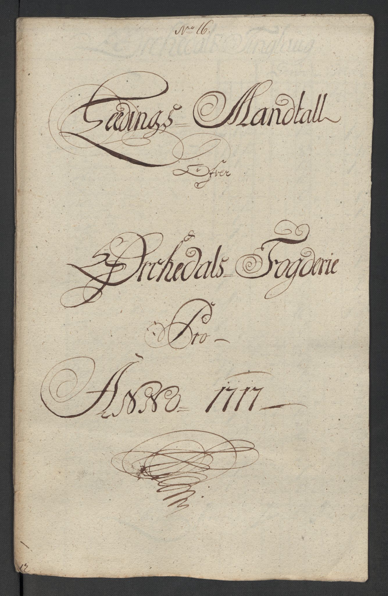 Rentekammeret inntil 1814, Reviderte regnskaper, Fogderegnskap, AV/RA-EA-4092/R60/L3969: Fogderegnskap Orkdal og Gauldal, 1717, s. 219