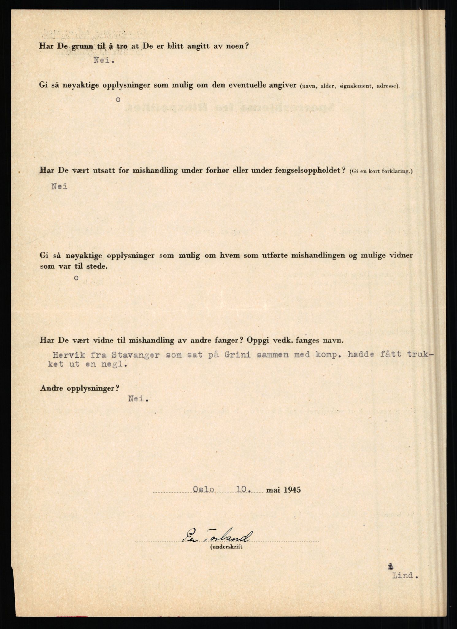 Rikspolitisjefen, AV/RA-S-1560/L/L0017: Tidemann, Hermann G. - Veum, Tjostolv, 1940-1945, s. 268