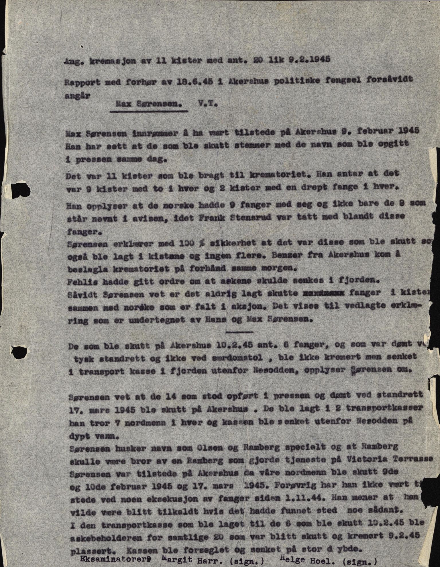 Forsvaret, Forsvarets overkommando II, AV/RA-RAFA-3915/D/Db/L0033: CI Questionaires. Tyske okkupasjonsstyrker i Norge. Tyskere., 1945-1946, s. 354