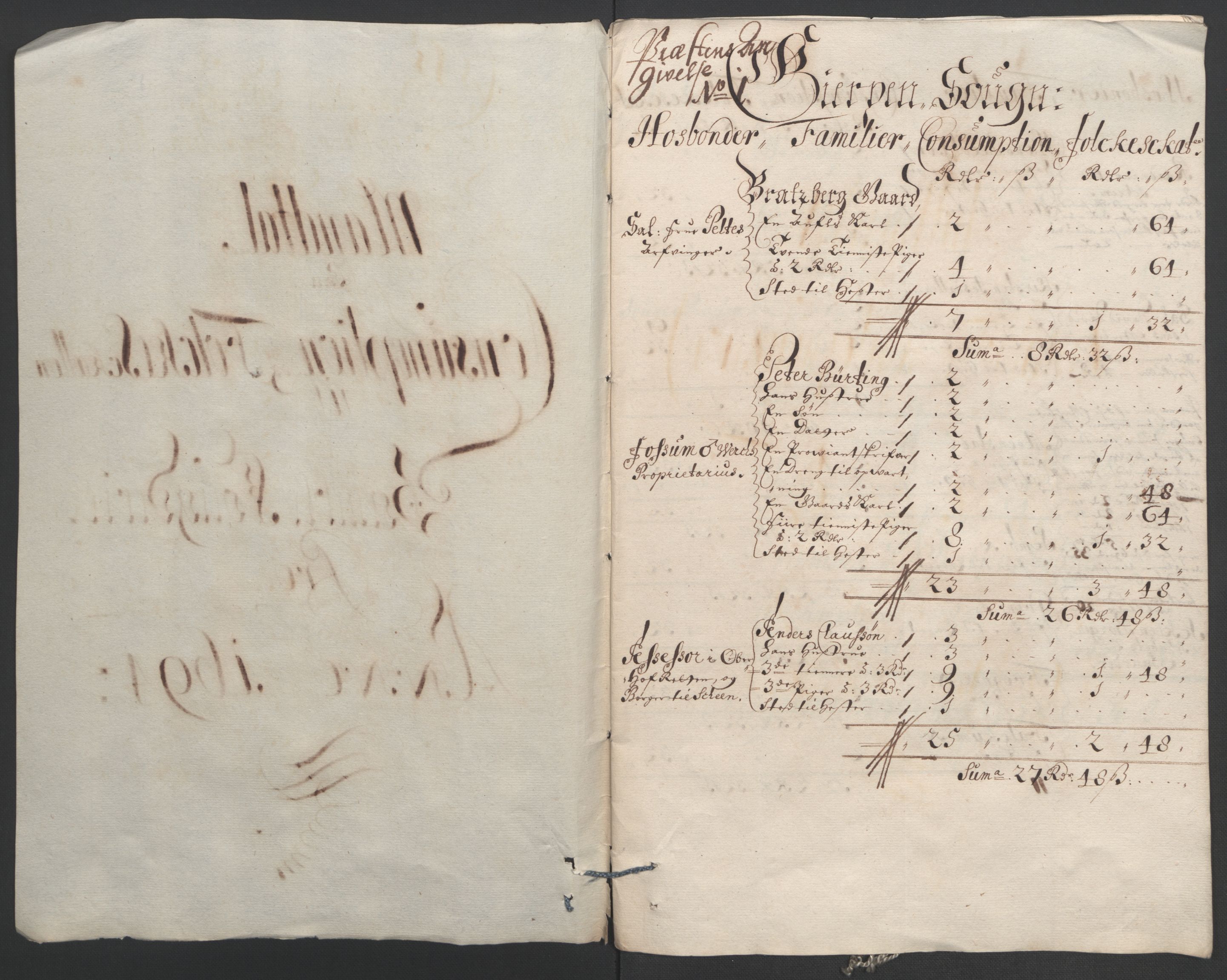 Rentekammeret inntil 1814, Reviderte regnskaper, Fogderegnskap, RA/EA-4092/R36/L2092: Fogderegnskap Øvre og Nedre Telemark og Bamble, 1694, s. 211