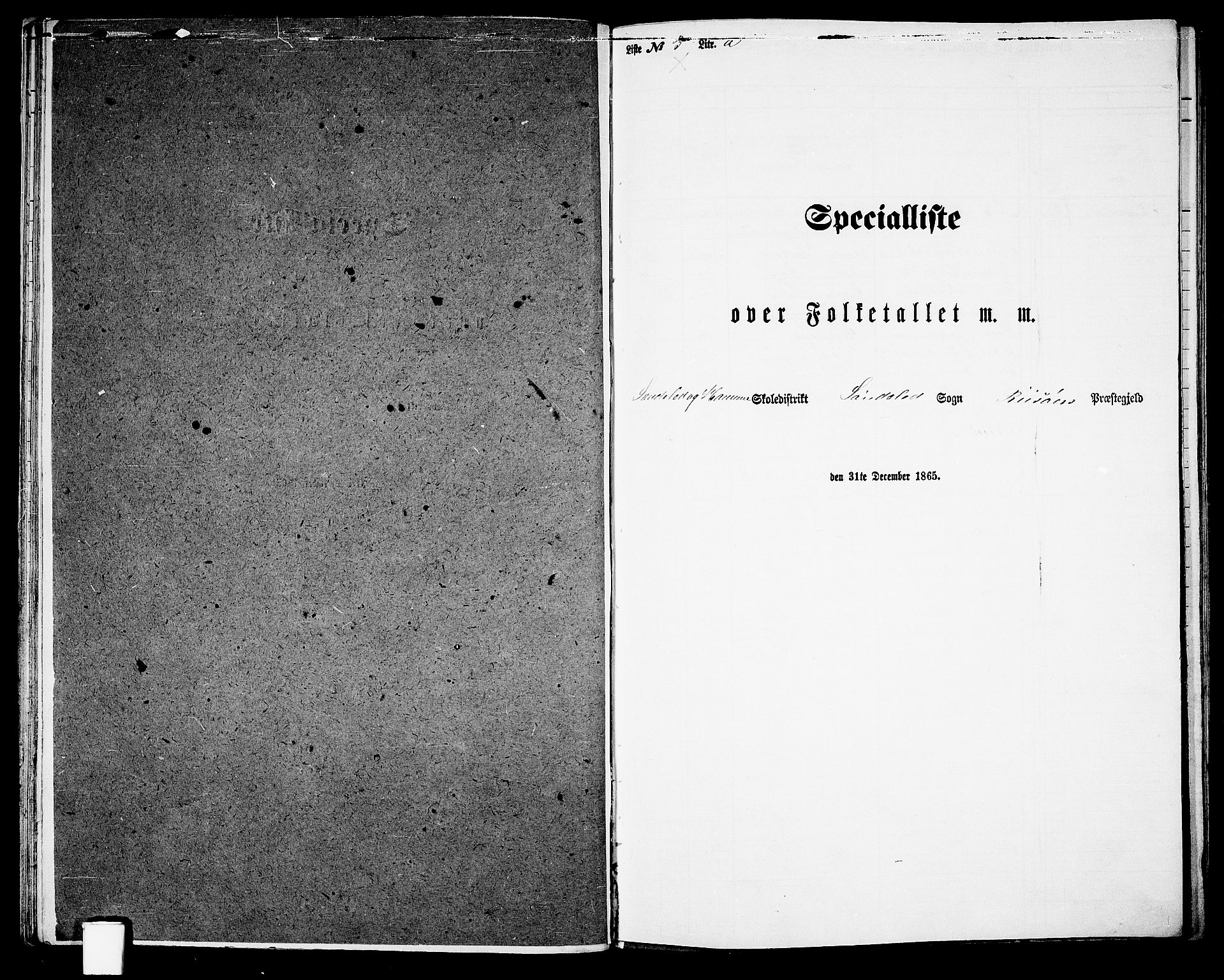 RA, Folketelling 1865 for 0913L Risør prestegjeld, Søndeled sokn, 1865, s. 48
