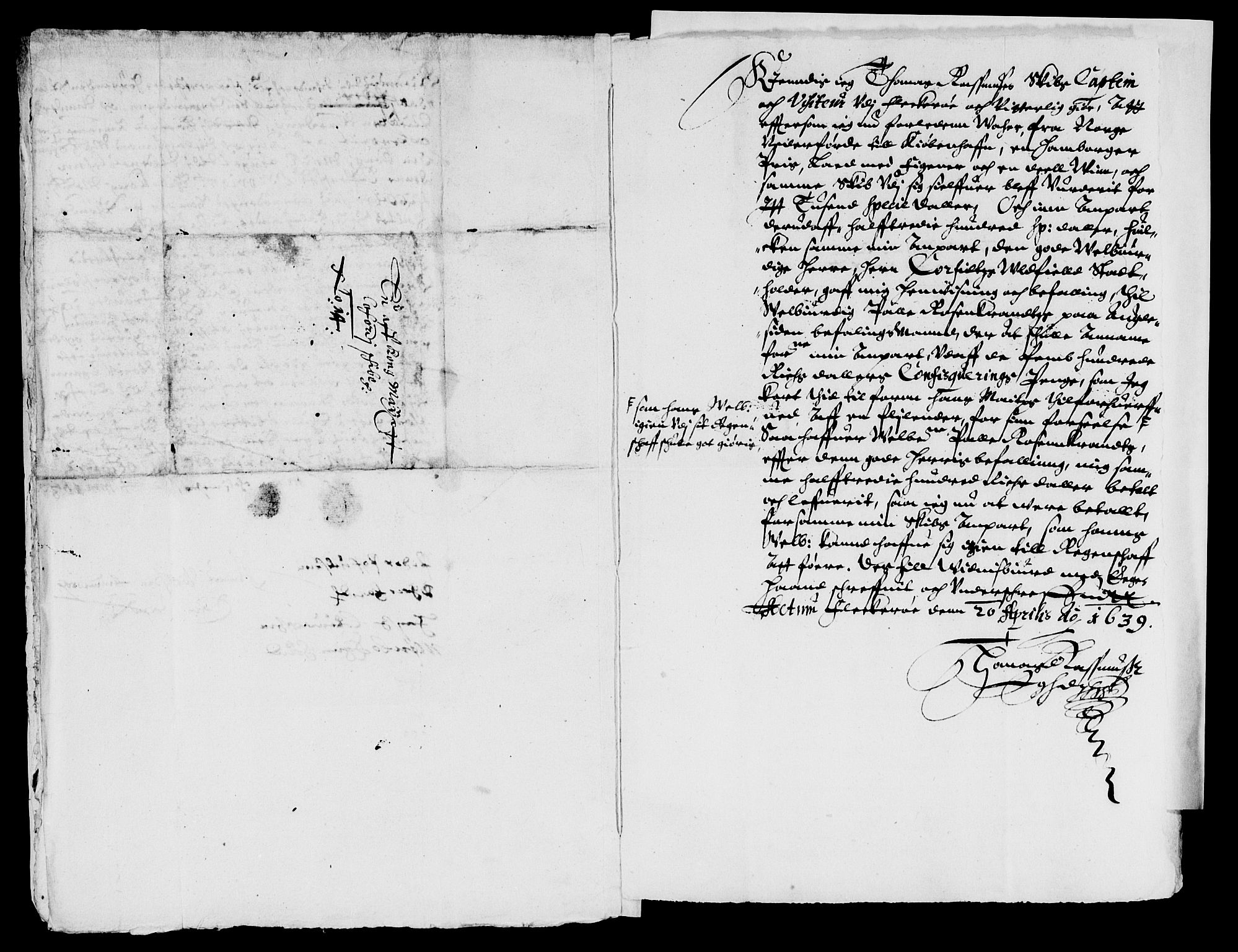 Rentekammeret inntil 1814, Reviderte regnskaper, Lensregnskaper, AV/RA-EA-5023/R/Rb/Rbq/L0027: Nedenes len. Mandals len. Råbyggelag., 1637-1639
