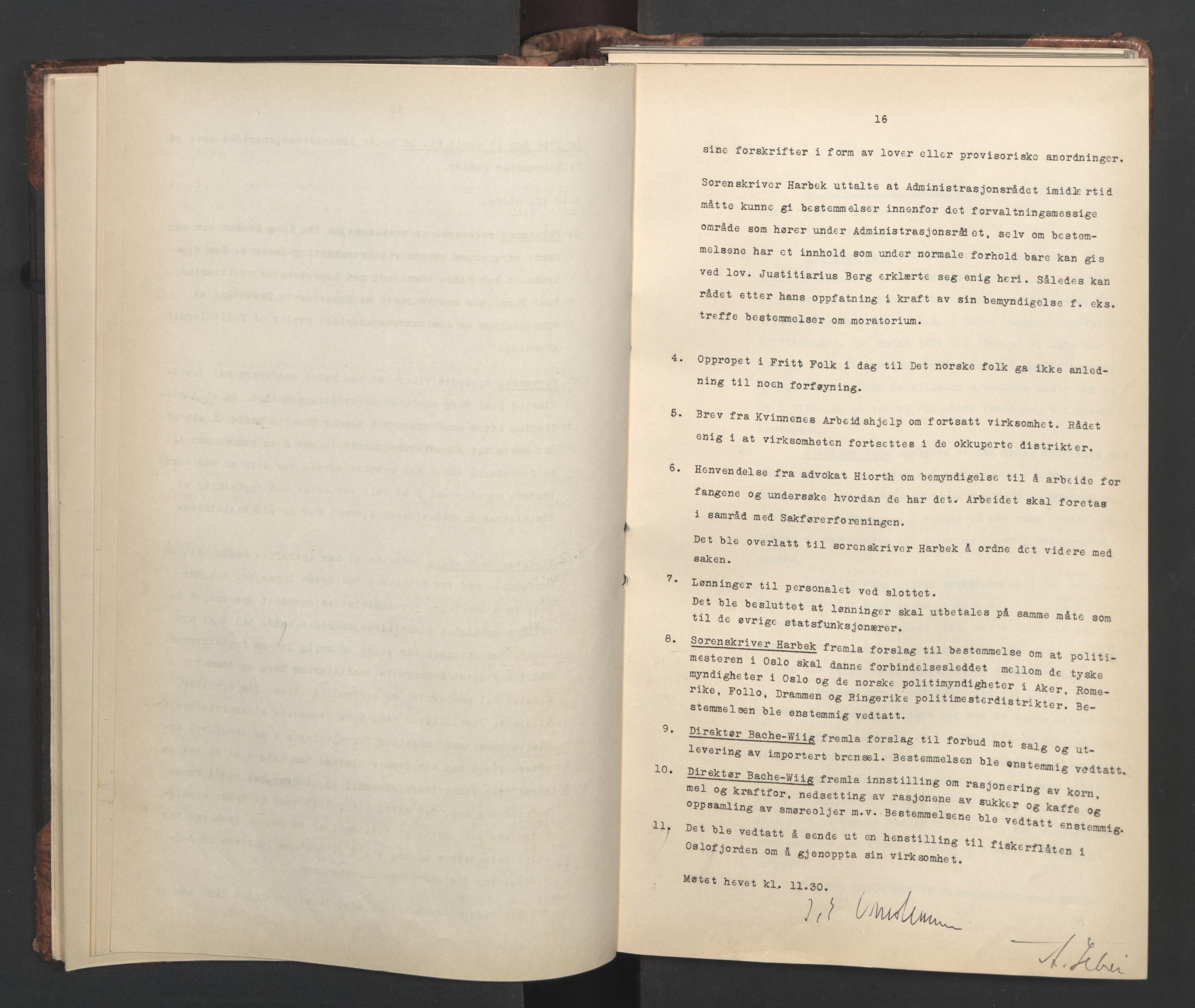 Administrasjonsrådet, AV/RA-S-1004/A/L0001: Møteprotokoll med tillegg 15/4-25/9, 1940, s. 16