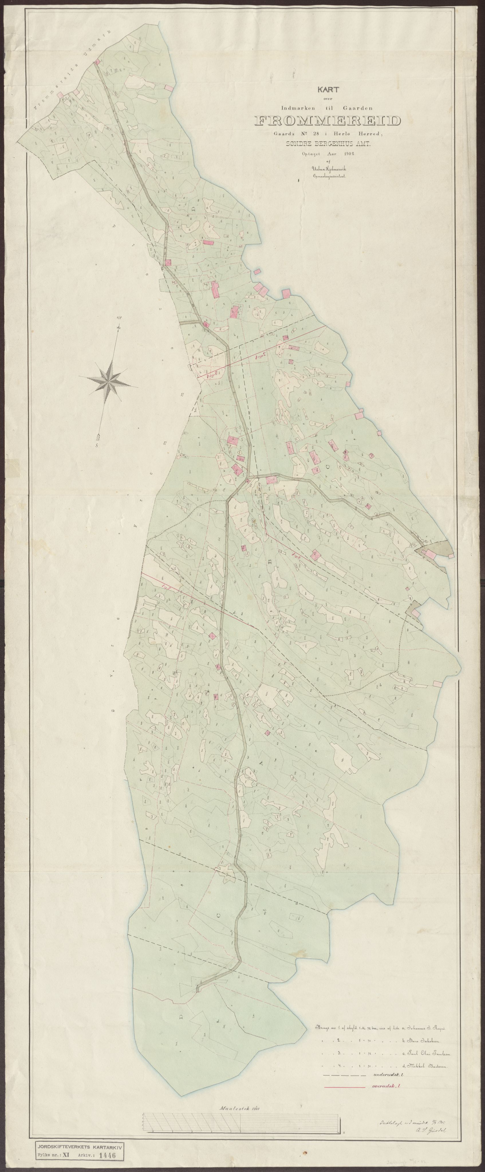 Jordskifteverkets kartarkiv, AV/RA-S-3929/T, 1859-1988, s. 1604