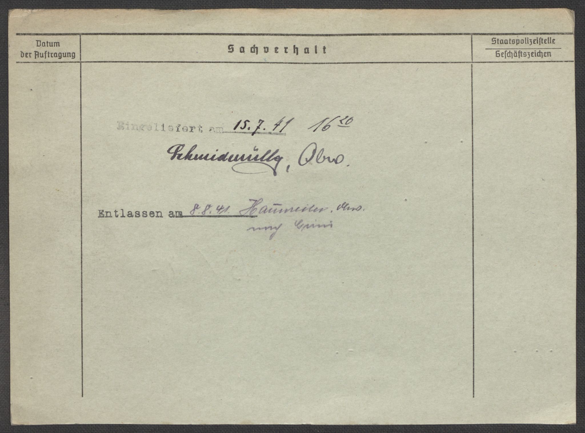 Befehlshaber der Sicherheitspolizei und des SD, RA/RAFA-5969/E/Ea/Eaa/L0002: Register over norske fanger i Møllergata 19: Bj-Eng, 1940-1945, s. 1128