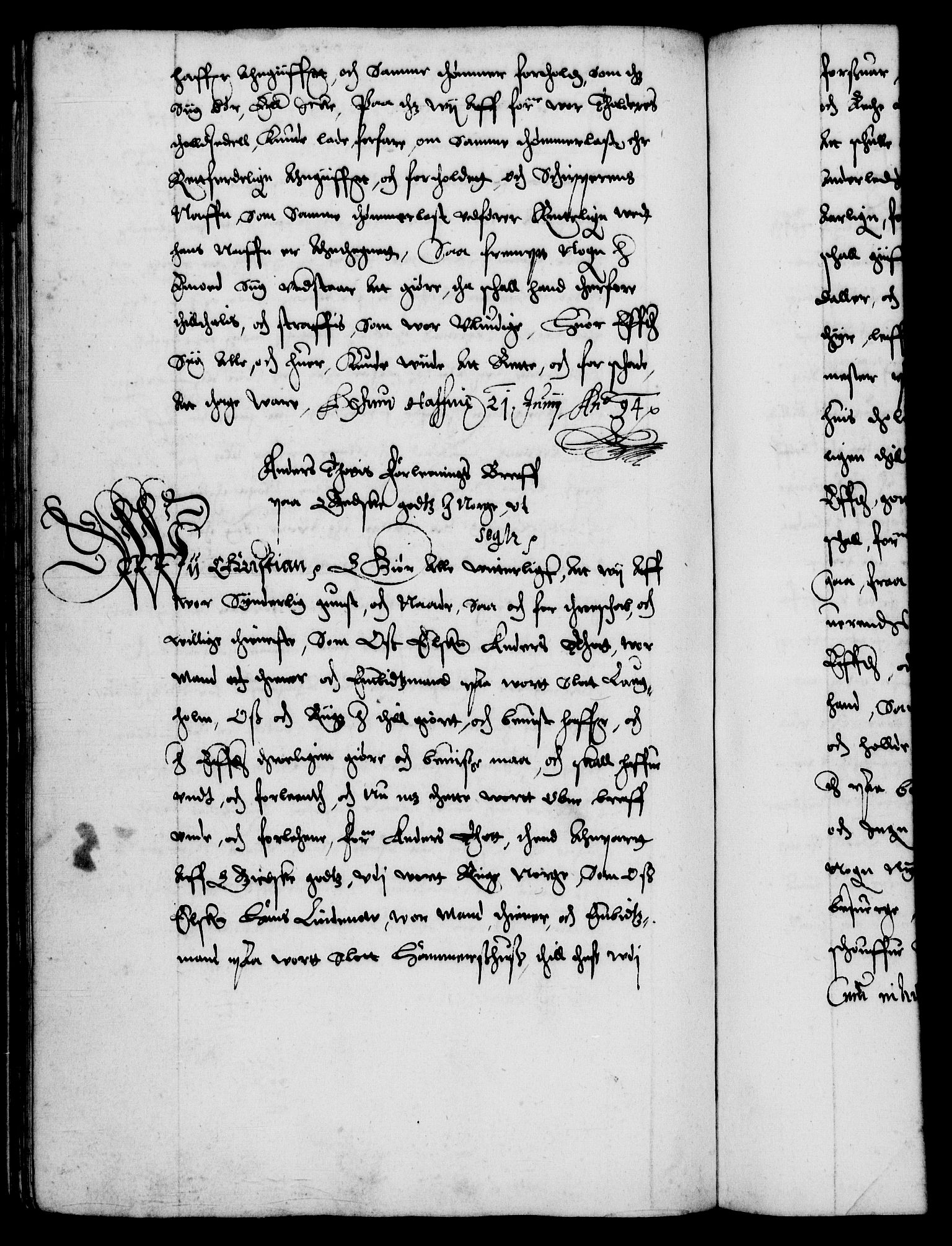 Danske Kanselli 1572-1799, RA/EA-3023/F/Fc/Fca/Fcaa/L0002: Norske registre (mikrofilm), 1588-1596, s. 238b