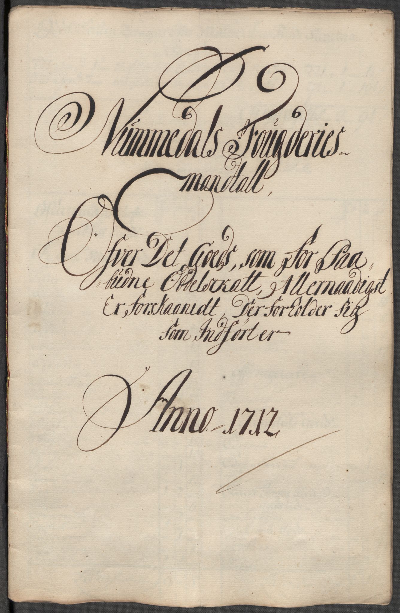 Rentekammeret inntil 1814, Reviderte regnskaper, Fogderegnskap, AV/RA-EA-4092/R64/L4433: Fogderegnskap Namdal, 1712, s. 209