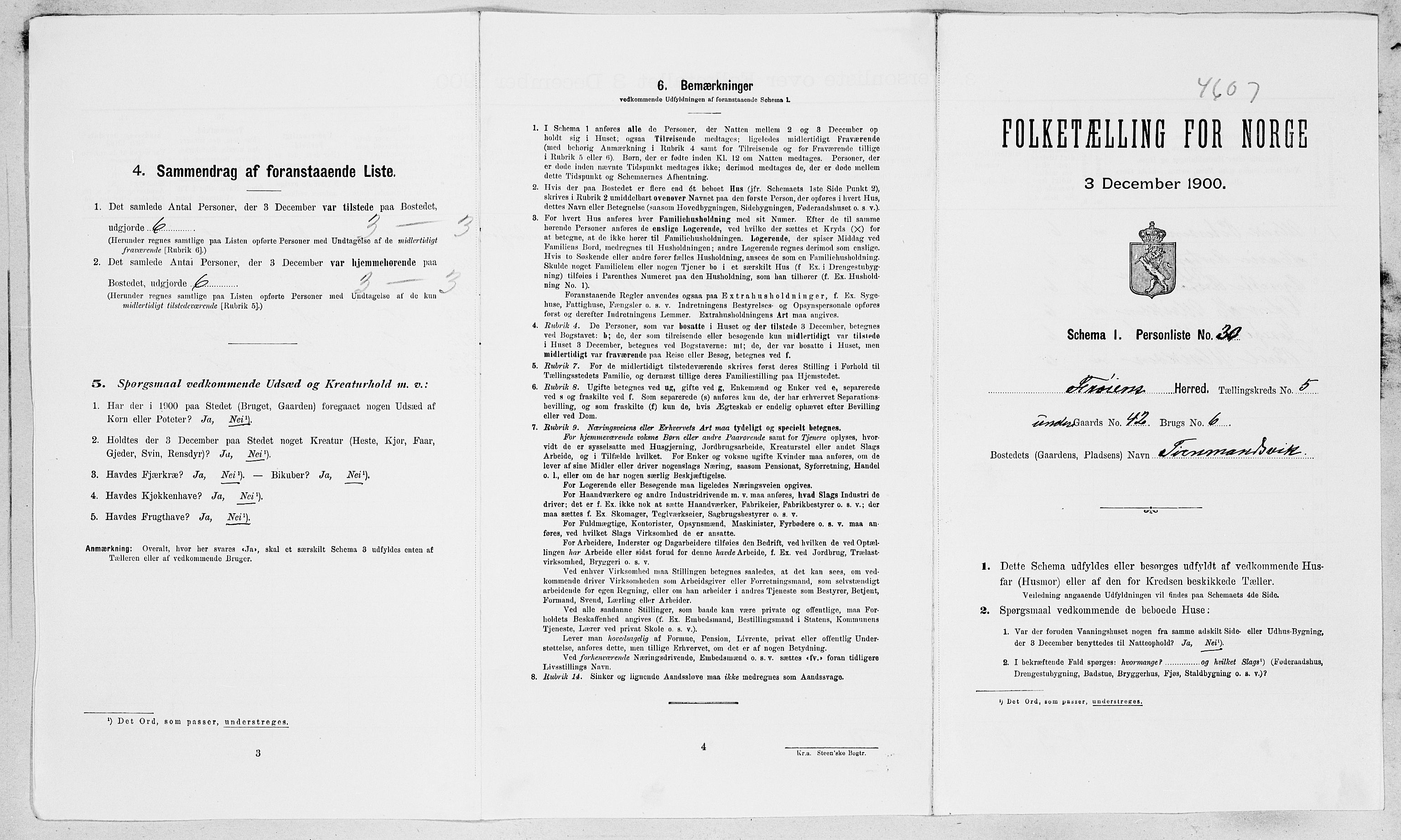 SAT, Folketelling 1900 for 1619 Frøya herred, 1900, s. 855