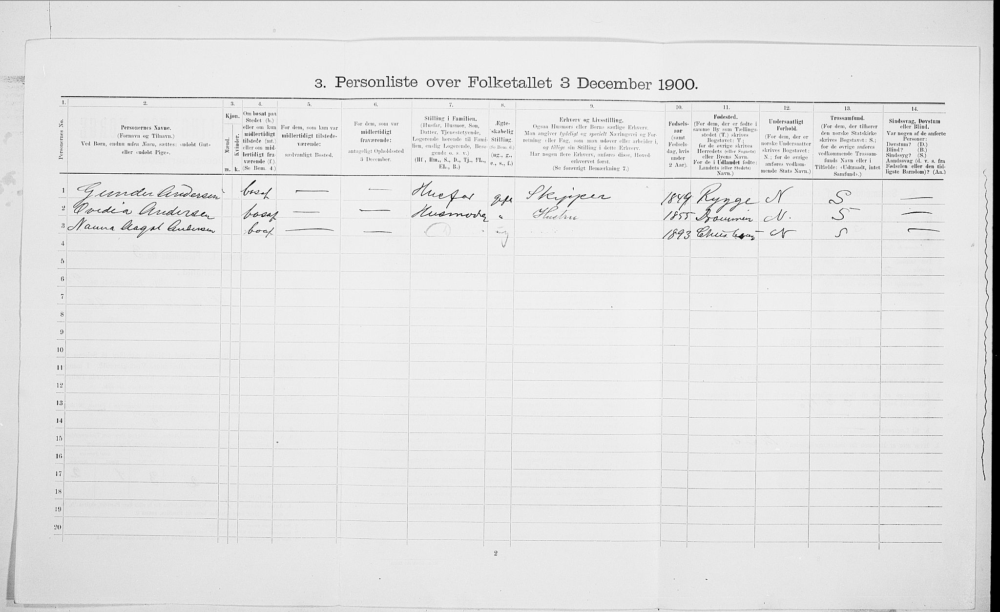 SAO, Folketelling 1900 for 0301 Kristiania kjøpstad, 1900, s. 71337