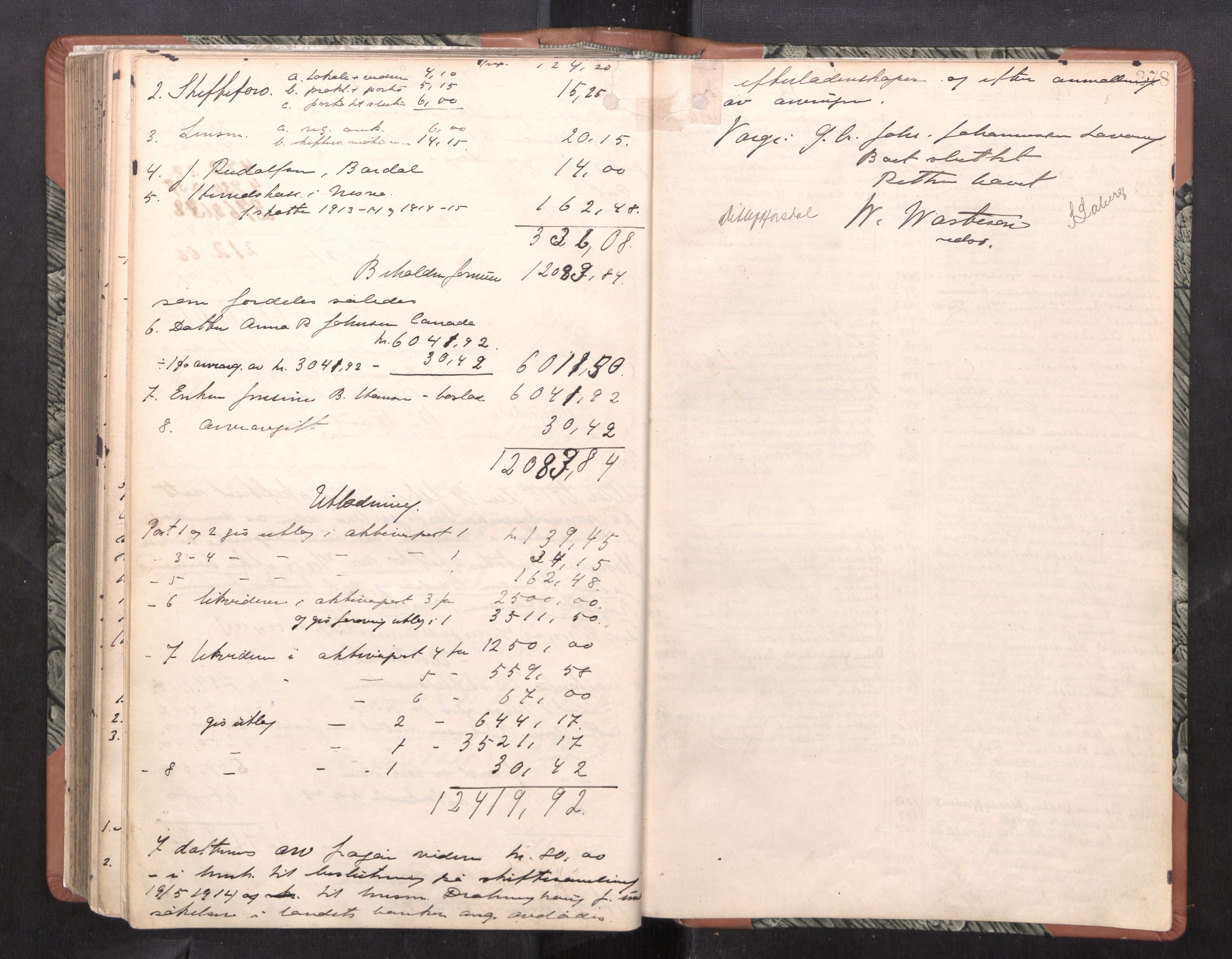 Rana sorenskriveri , AV/SAT-A-1108/1/3/3A/L0008: Skifteslutningsprotokoll, 1904-1915, s. 278