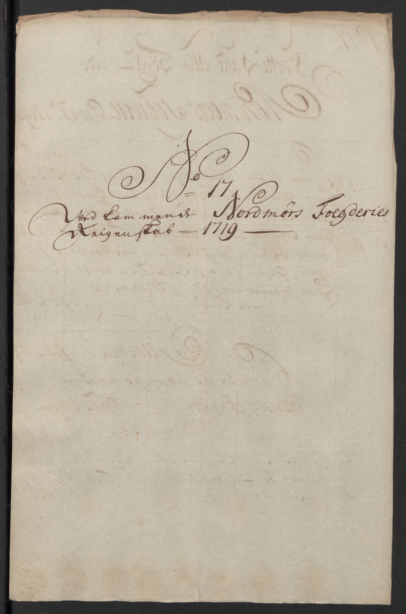 Rentekammeret inntil 1814, Reviderte regnskaper, Fogderegnskap, RA/EA-4092/R56/L3752: Fogderegnskap Nordmøre, 1719, s. 172