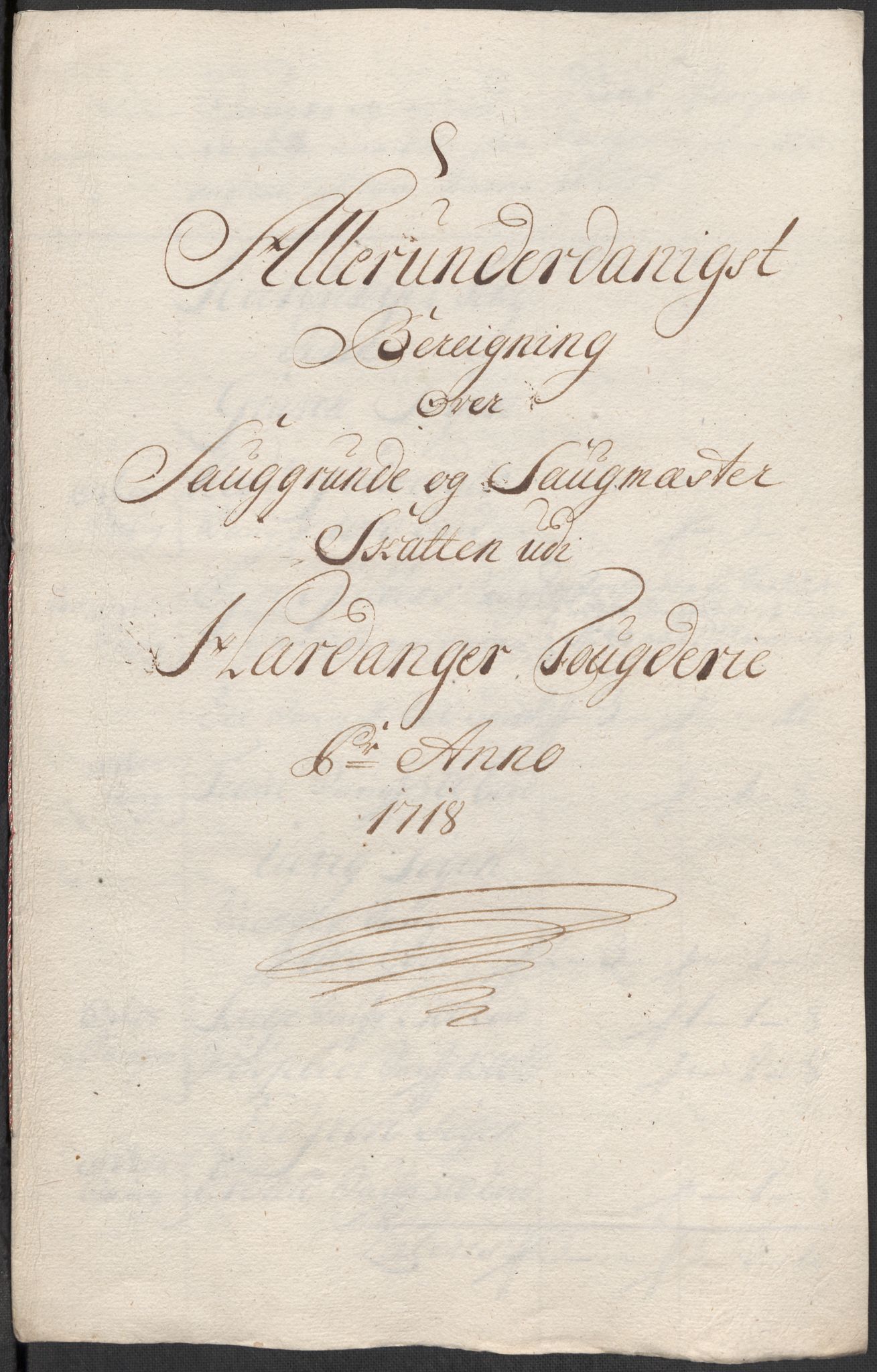 Rentekammeret inntil 1814, Reviderte regnskaper, Fogderegnskap, AV/RA-EA-4092/R48/L2995: Fogderegnskap Sunnhordland og Hardanger, 1718, s. 163