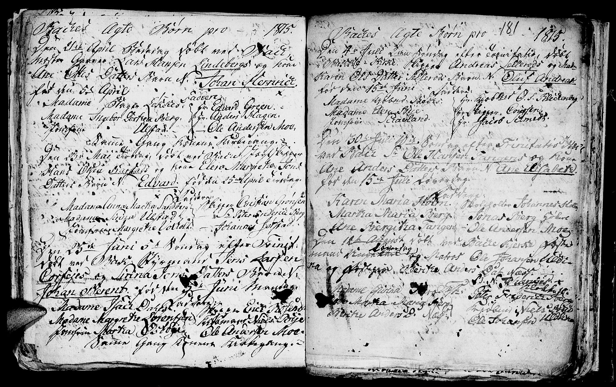 Ministerialprotokoller, klokkerbøker og fødselsregistre - Sør-Trøndelag, SAT/A-1456/604/L0218: Klokkerbok nr. 604C01, 1754-1819, s. 181
