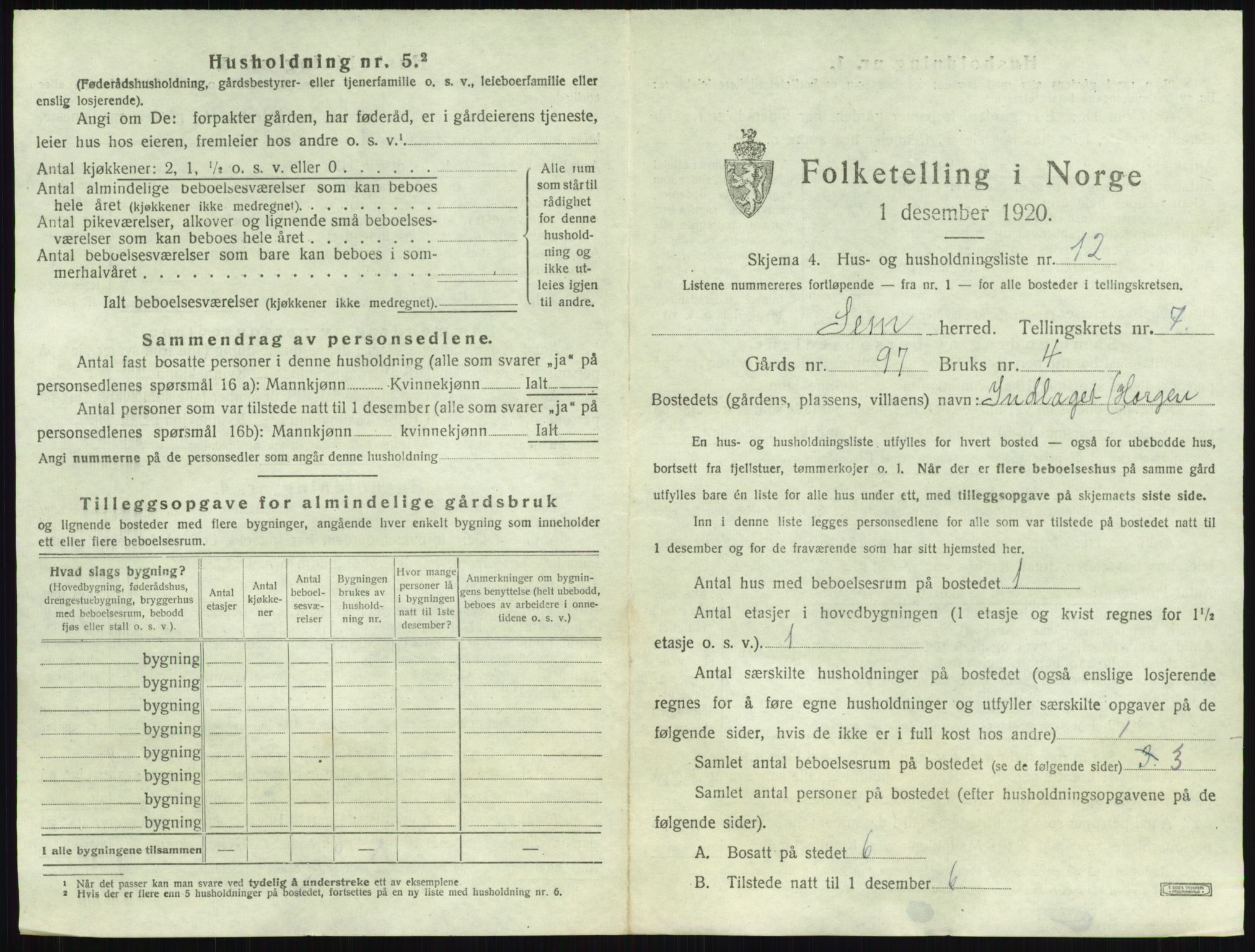 SAKO, Folketelling 1920 for 0721 Sem herred, 1920, s. 1476