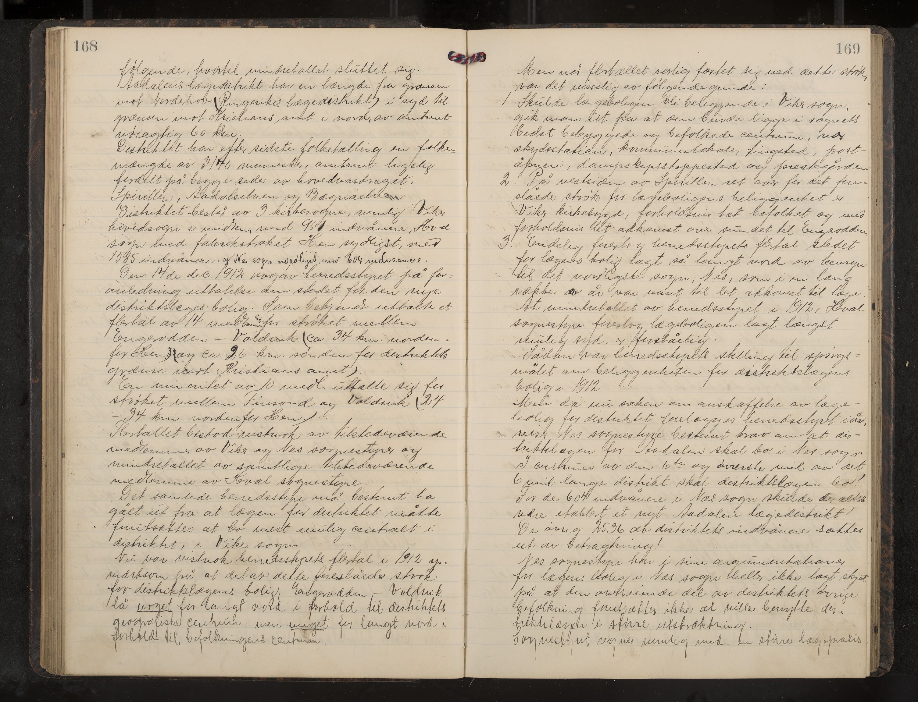 Ådal formannskap og sentraladministrasjon, IKAK/0614021/A/Aa/L0004: Møtebok, 1914-1918, s. 168-169