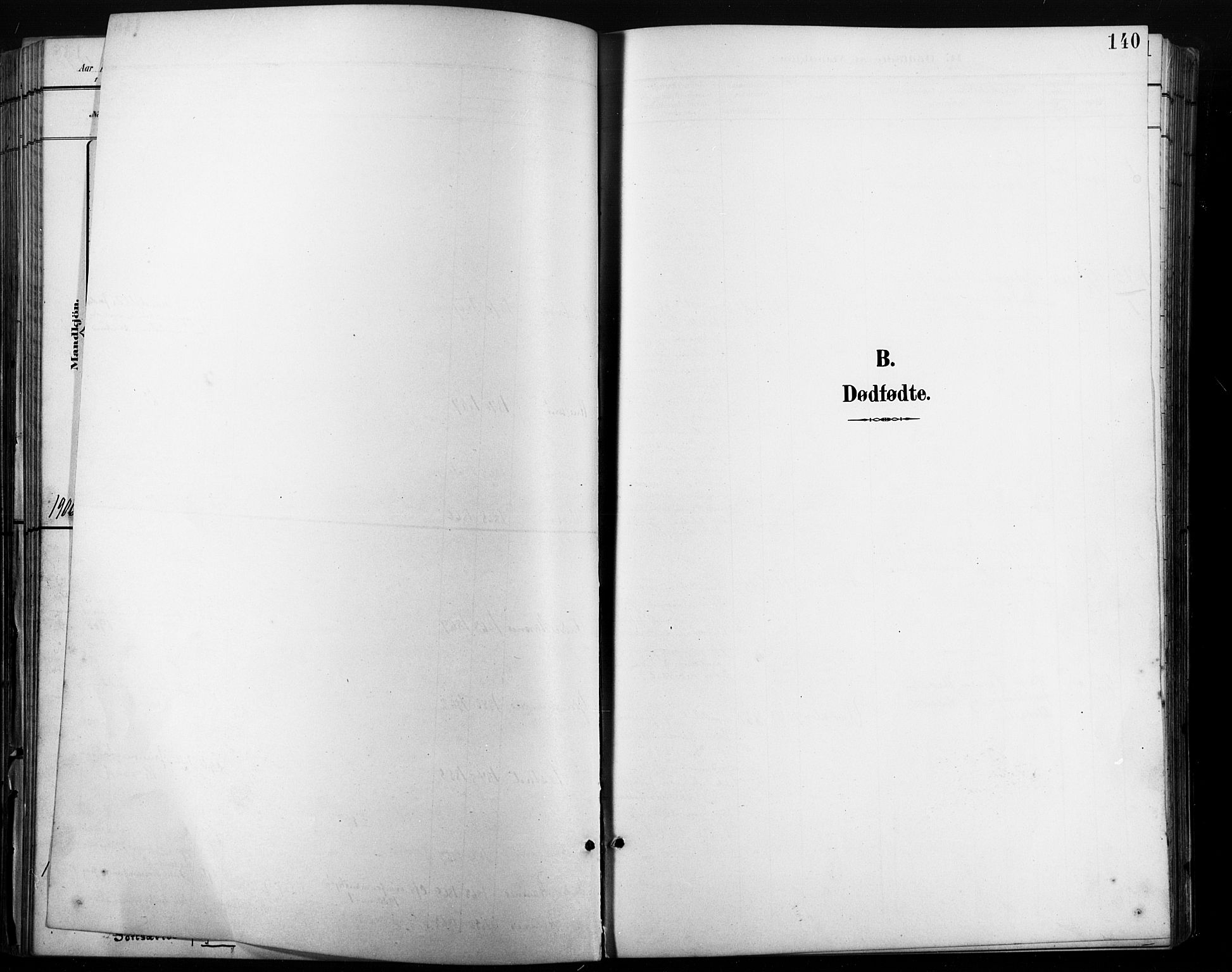 Høvåg sokneprestkontor, SAK/1111-0025/F/Fb/L0005: Klokkerbok nr. B 5, 1898-1929, s. 140