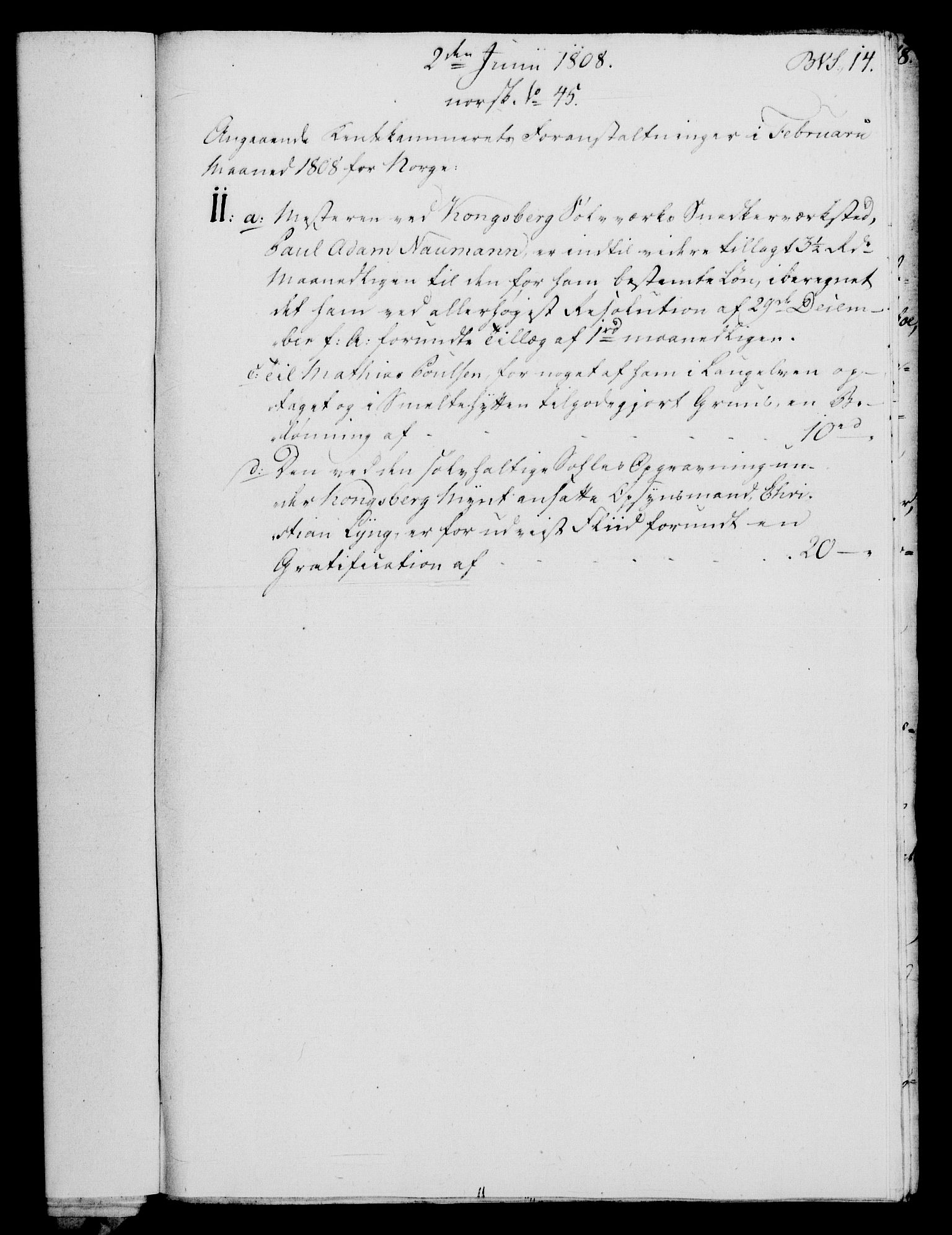 Rentekammeret, Renteskriverkontorene, AV/RA-EA-3115/M/Mf/Mfb/L0008: Relasjons- og resolusjonsprotokoll med register (merket RK 54.14), 1807-1808