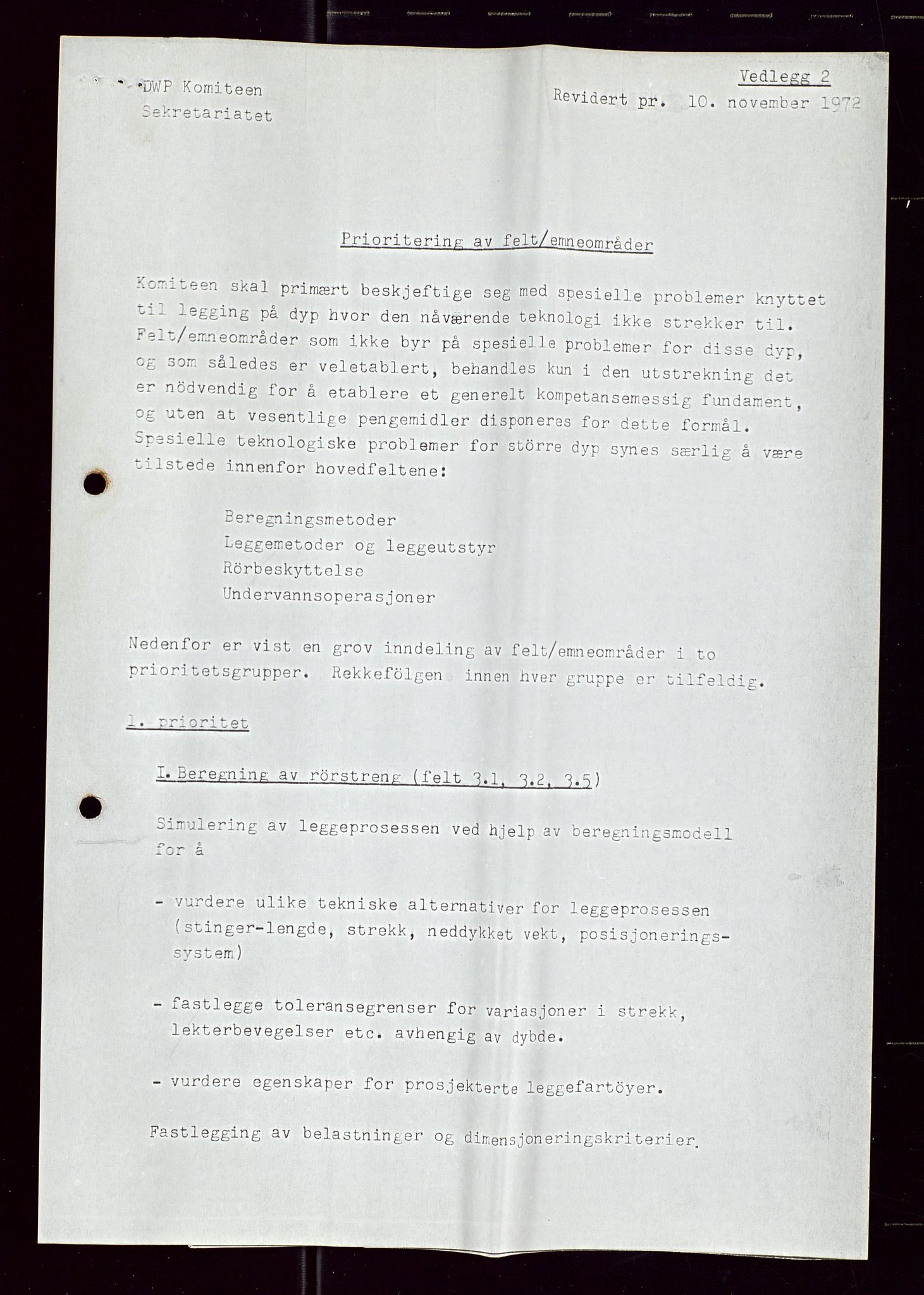 Industridepartementet, Oljekontoret, AV/SAST-A-101348/Di/L0002: DWP, måneds- kvartals- halvårs- og årsrapporter, økonomi, personell, div., 1972-1974, s. 468