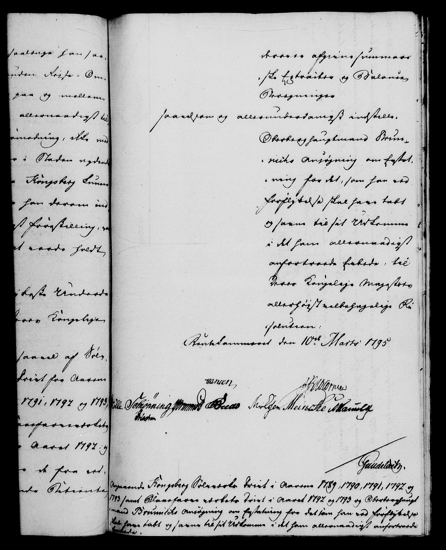 Rentekammeret, Renteskriverkontorene, RA/EA-3115/M/Mf/Mfb/L0002: Relasjons- og resolusjonsprotokoll med register (merket RK 54.8), 1793-1795