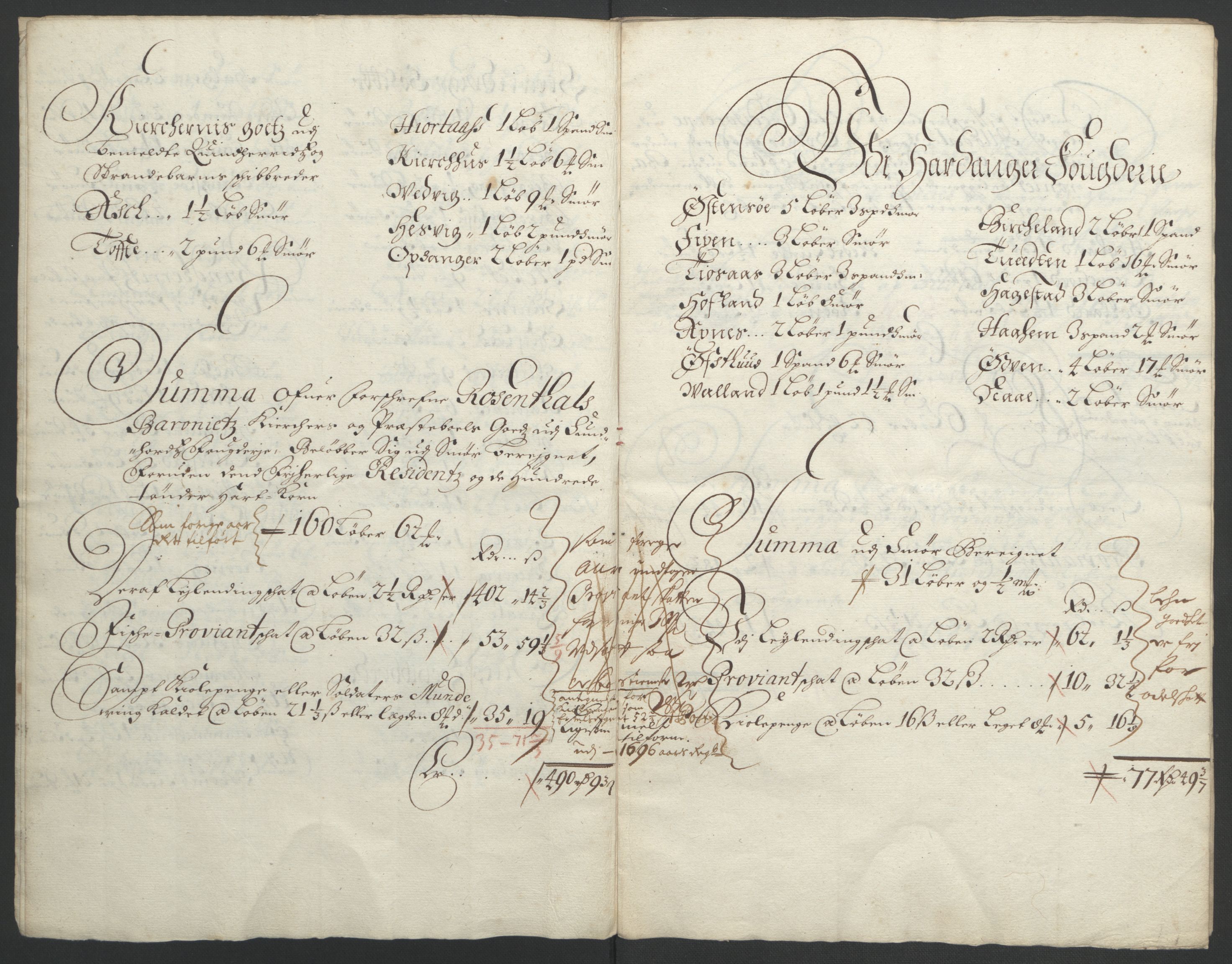 Rentekammeret inntil 1814, Reviderte regnskaper, Fogderegnskap, RA/EA-4092/R49/L3138: Fogderegnskap Rosendal Baroni, 1691-1714, s. 58