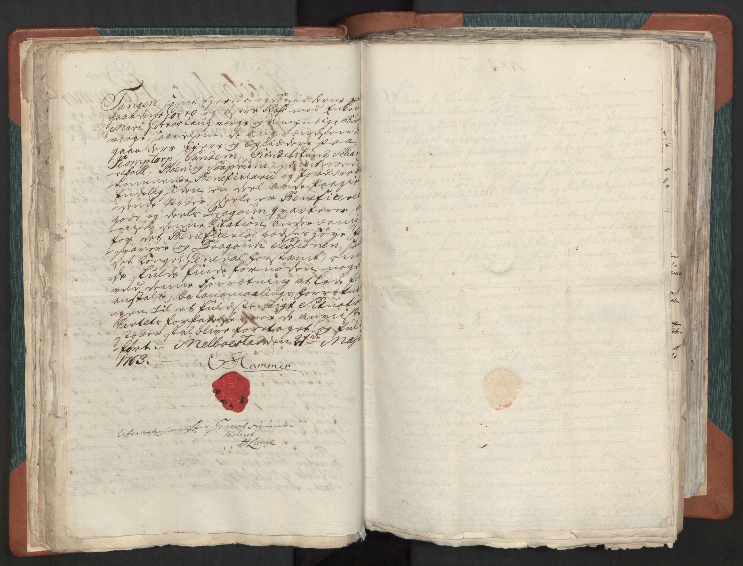 Generalkonduktøren i Akershus stift, AV/RA-EA-2891/D/L0005: Landmålingsforretninger nr. 102-120, 1762-1764, s. 51