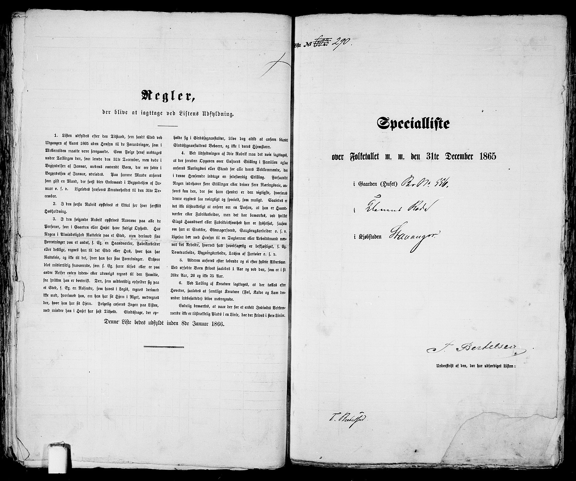 RA, Folketelling 1865 for 1103 Stavanger kjøpstad, 1865, s. 609