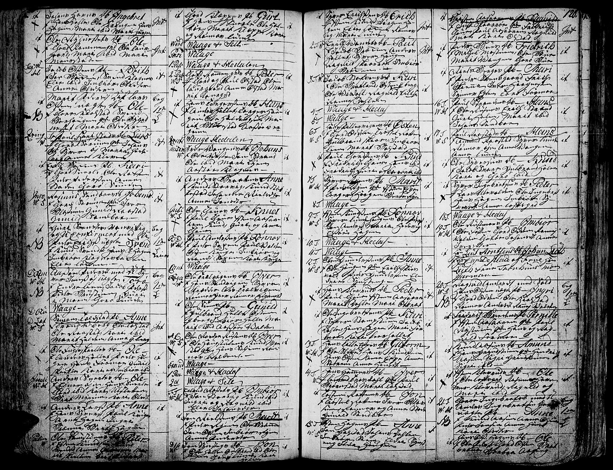 Vågå prestekontor, AV/SAH-PREST-076/H/Ha/Haa/L0001: Ministerialbok nr. 1, 1739-1810, s. 126