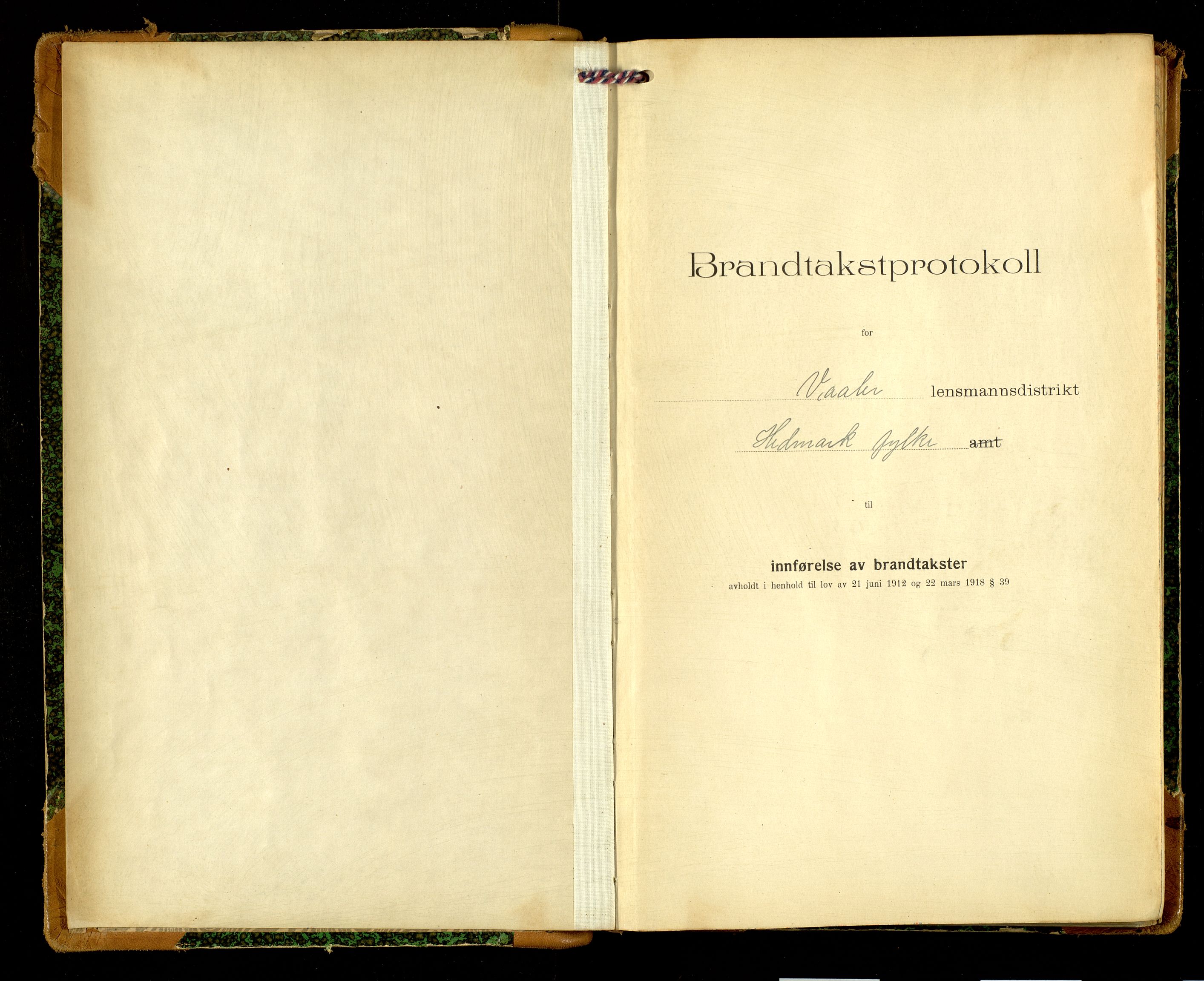 Norges Brannkasse, Våler, Hedmark, AV/SAH-NBRANV-019/F/L0021: Branntakstprotokoll, 1922-1925