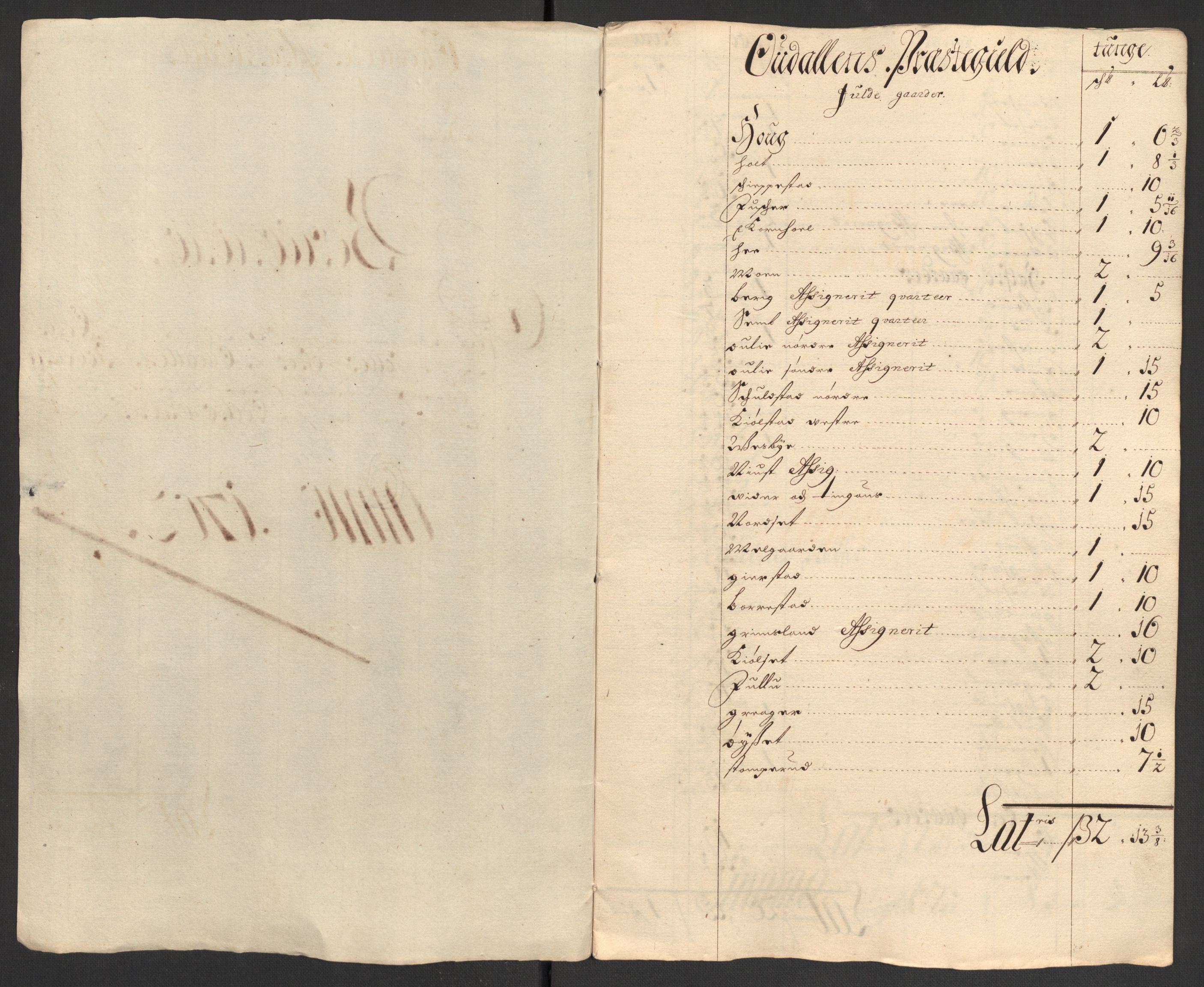 Rentekammeret inntil 1814, Reviderte regnskaper, Fogderegnskap, RA/EA-4092/R13/L0840: Fogderegnskap Solør, Odal og Østerdal, 1702, s. 257